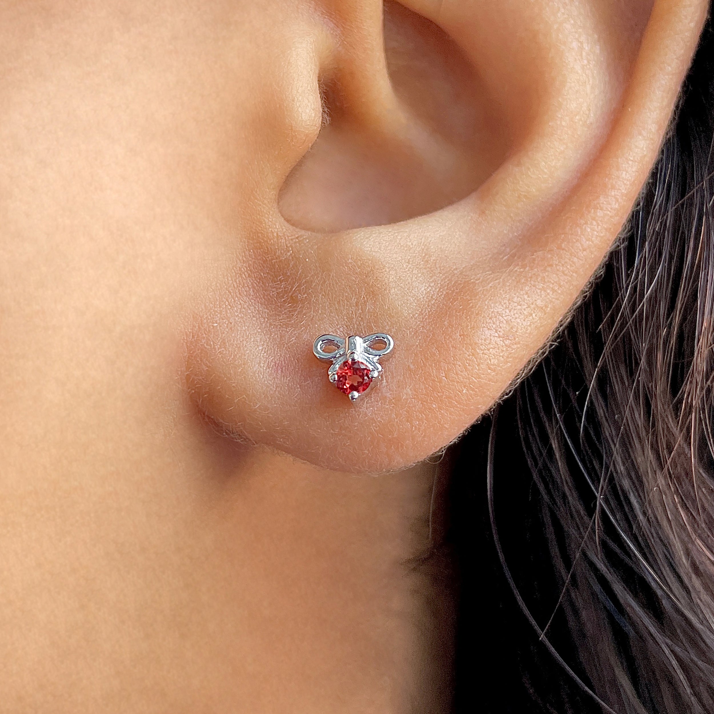 Garnet Earring-(GAR-SE-1794.)