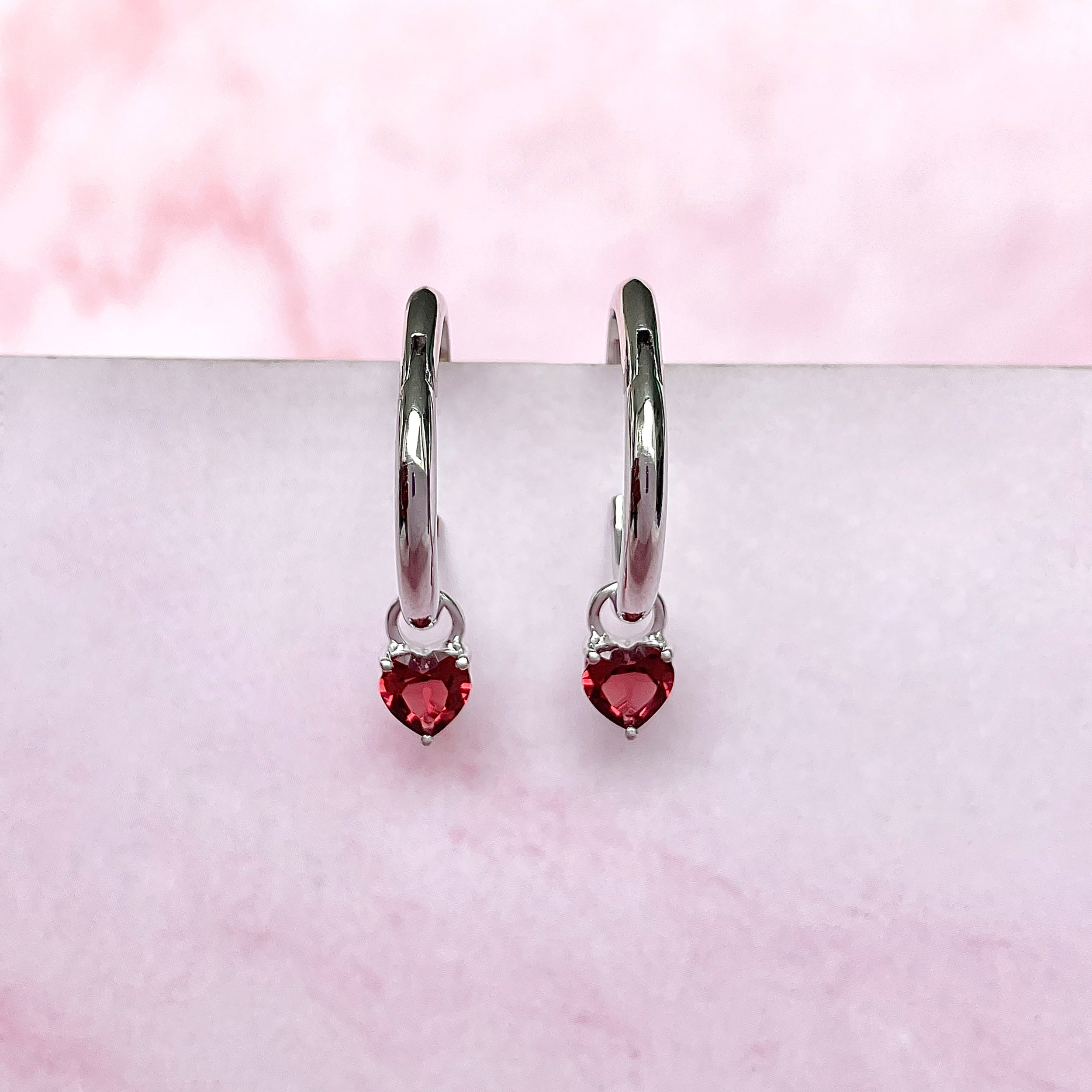 Garnet Earring-(GAR-SE-1797.)