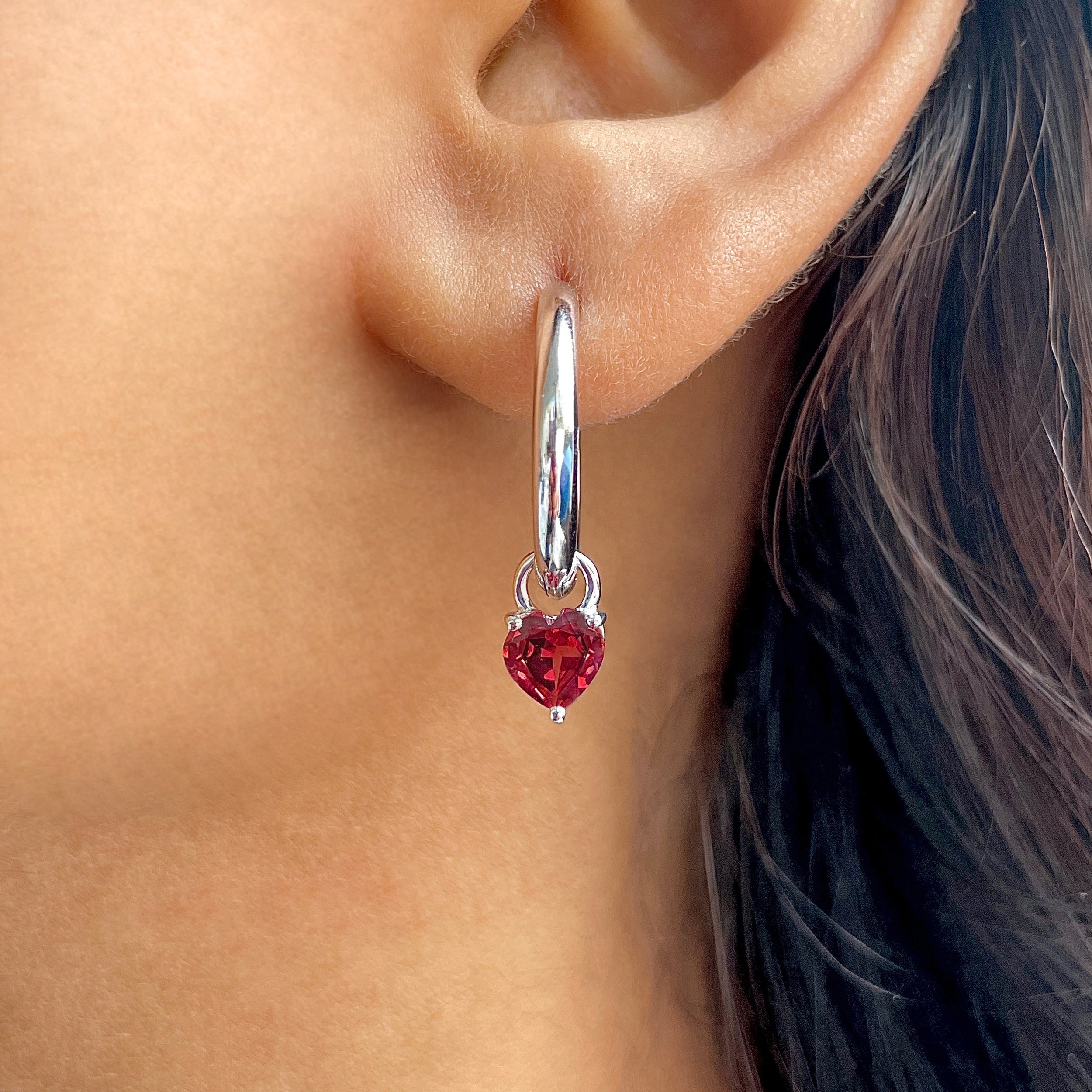 Garnet Earring-(GAR-SE-1797.)