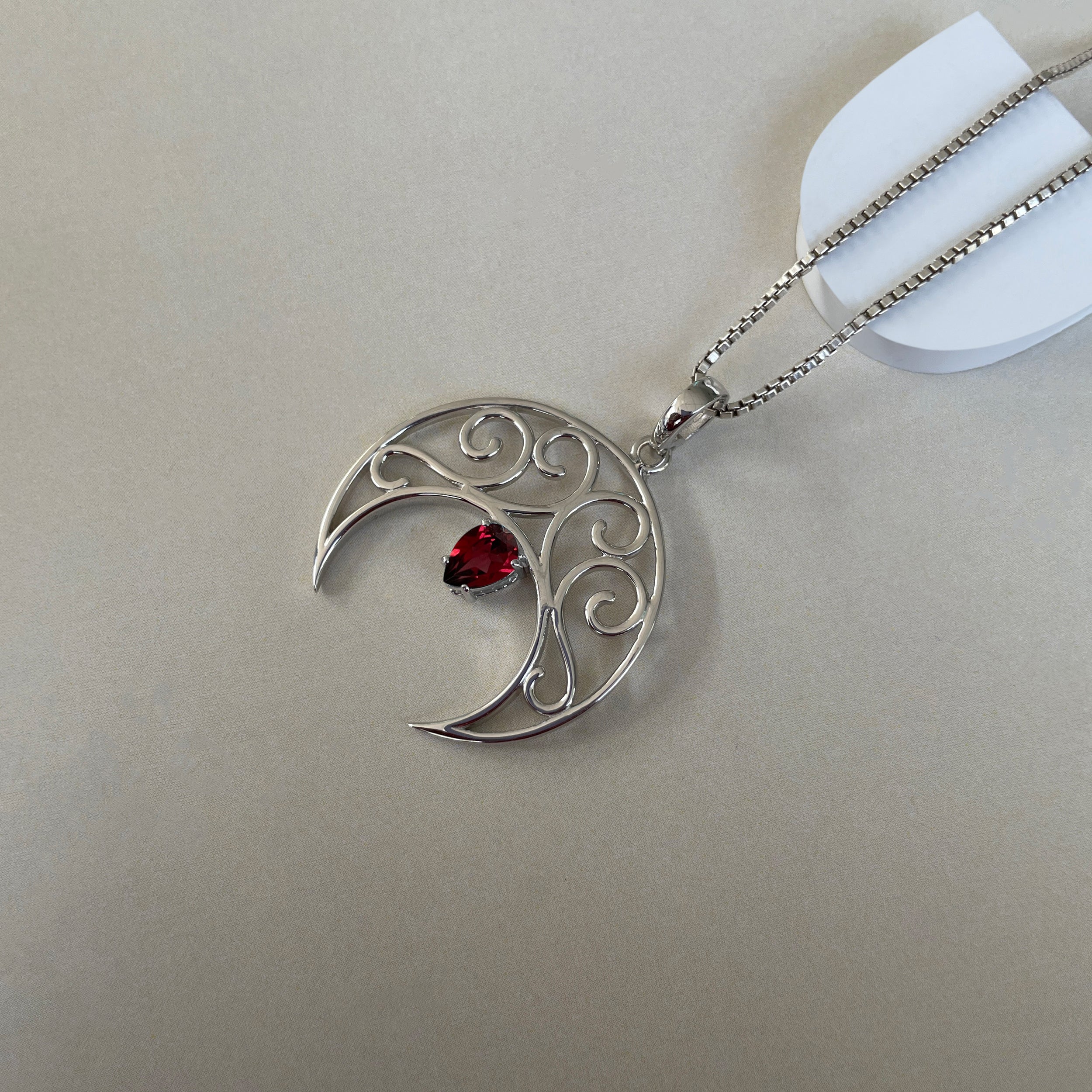 Garnet Pendant-(GAR-SN-181.)