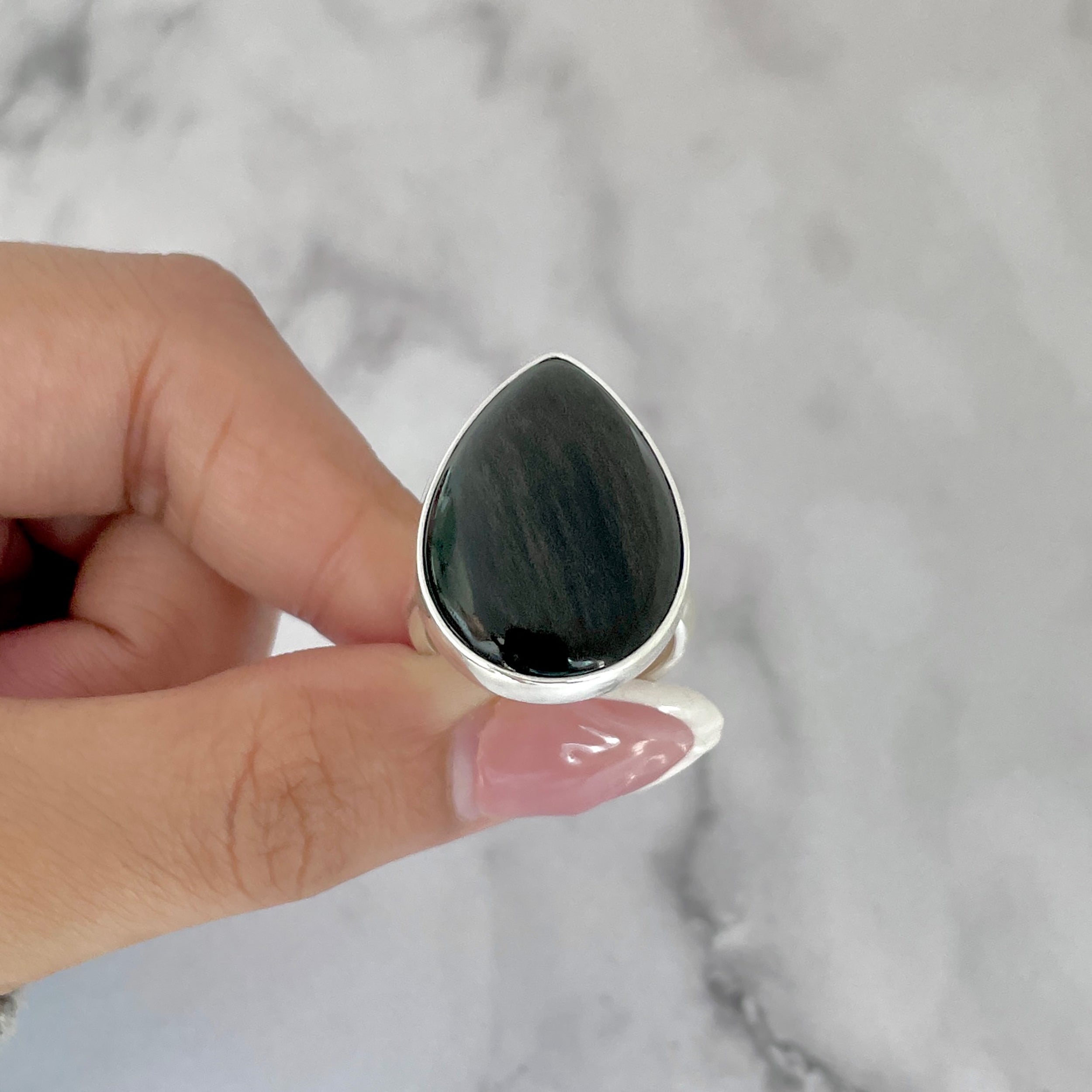 Gold Obsidian Ring-(GDO-R-10.)