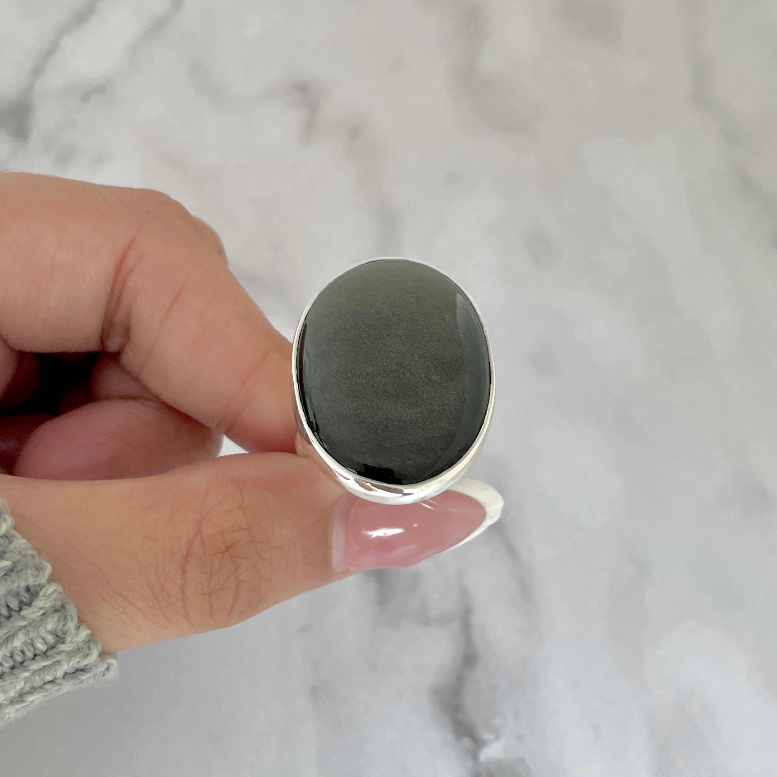 Gold Obsidian Ring-(GDO-R-23.)