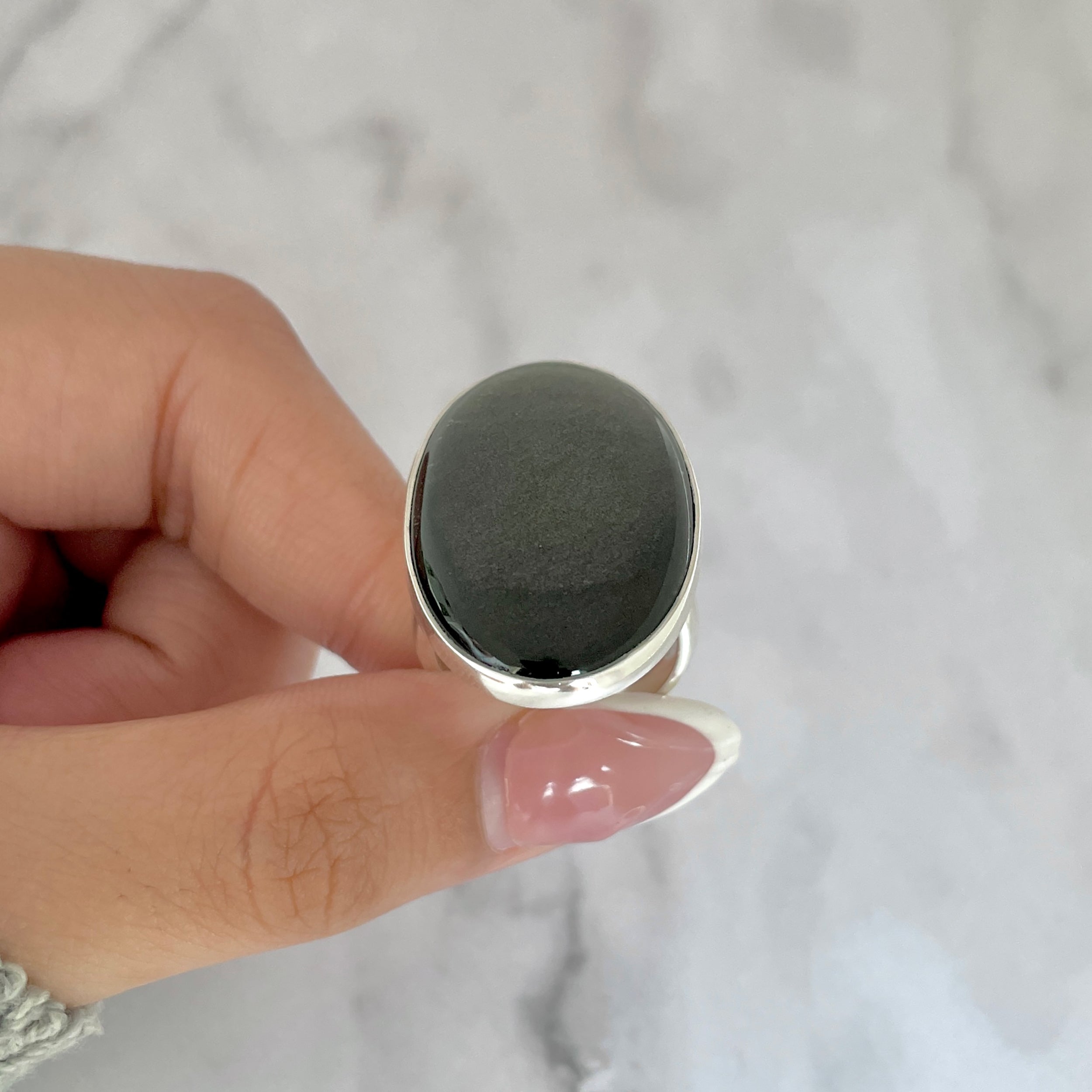 Gold Obsidian Ring-(GDO-R-25.)