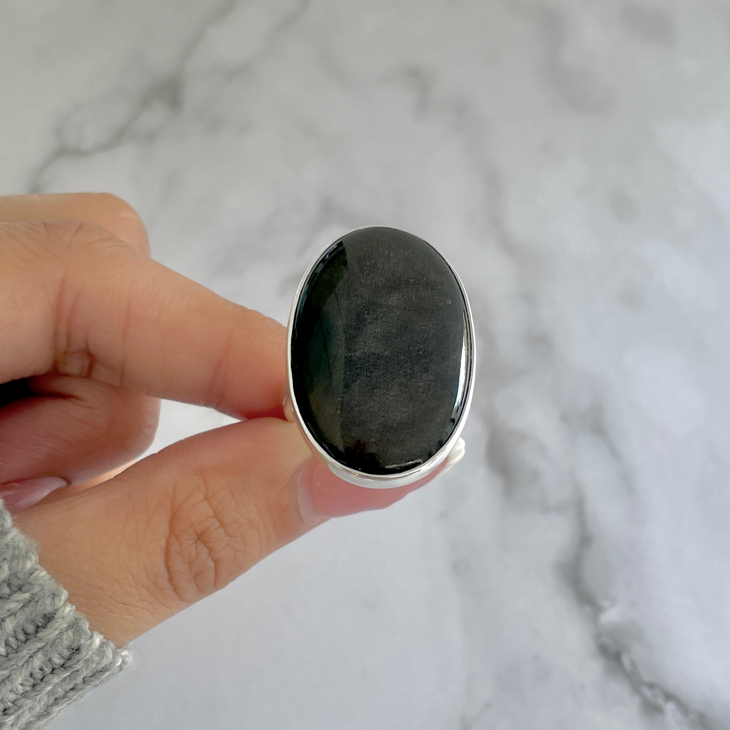 Gold Obsidian Ring-(GDO-R-4.)