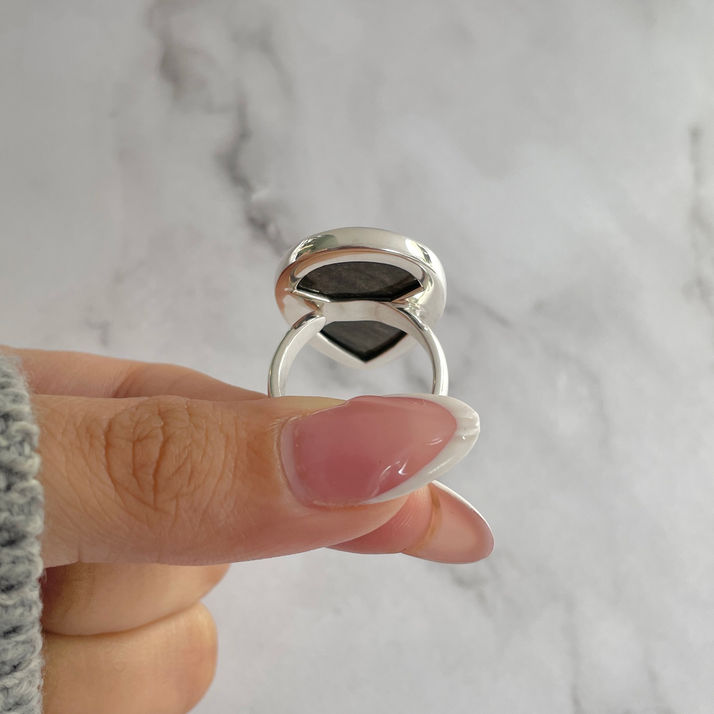 Gold Obsidian Ring-(GDO-R-5.)