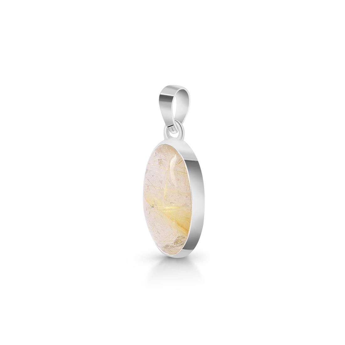 Golden Rutile Pendant-(GDR-P-21.)