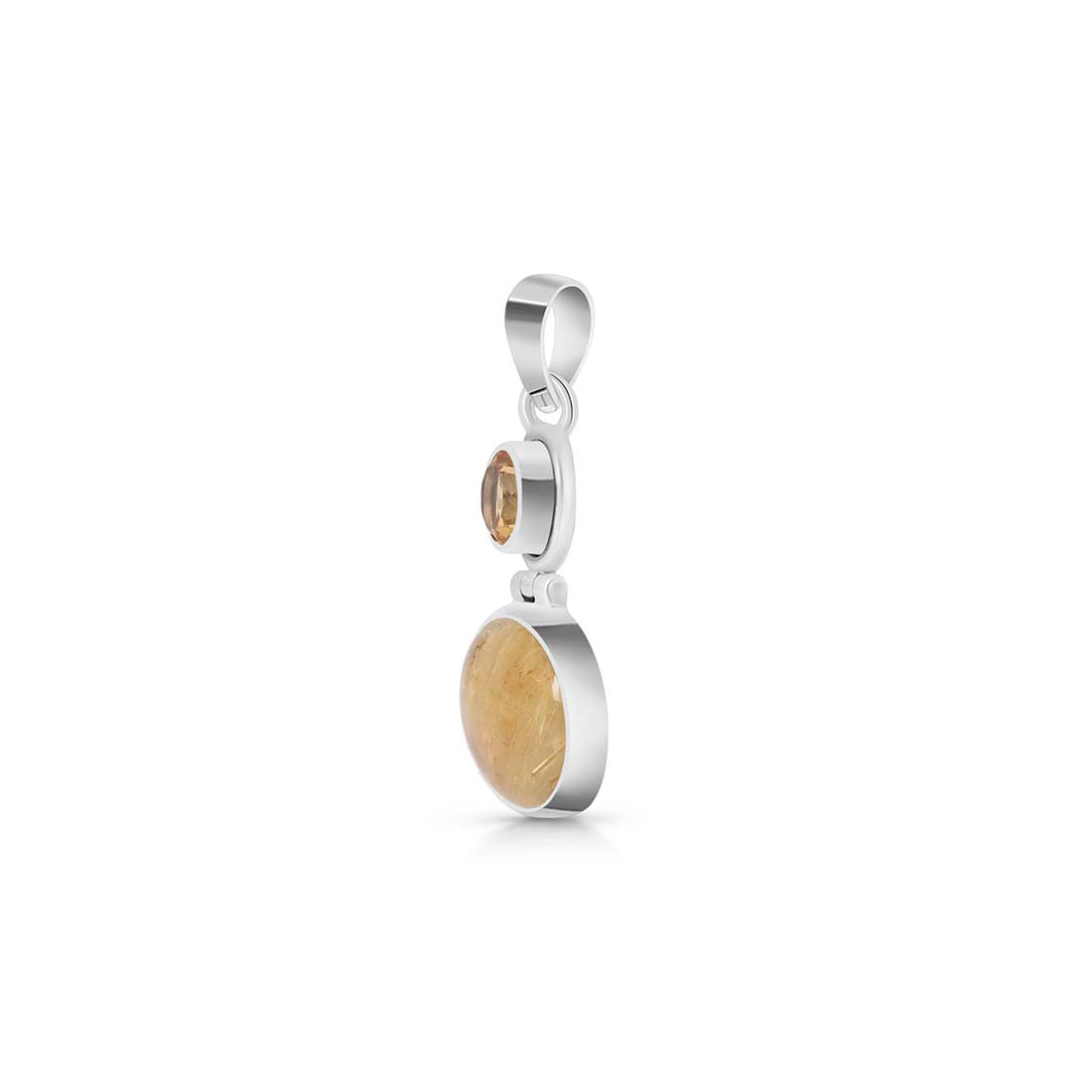 Golden Rutile Pendant-(GDR-P-25.)