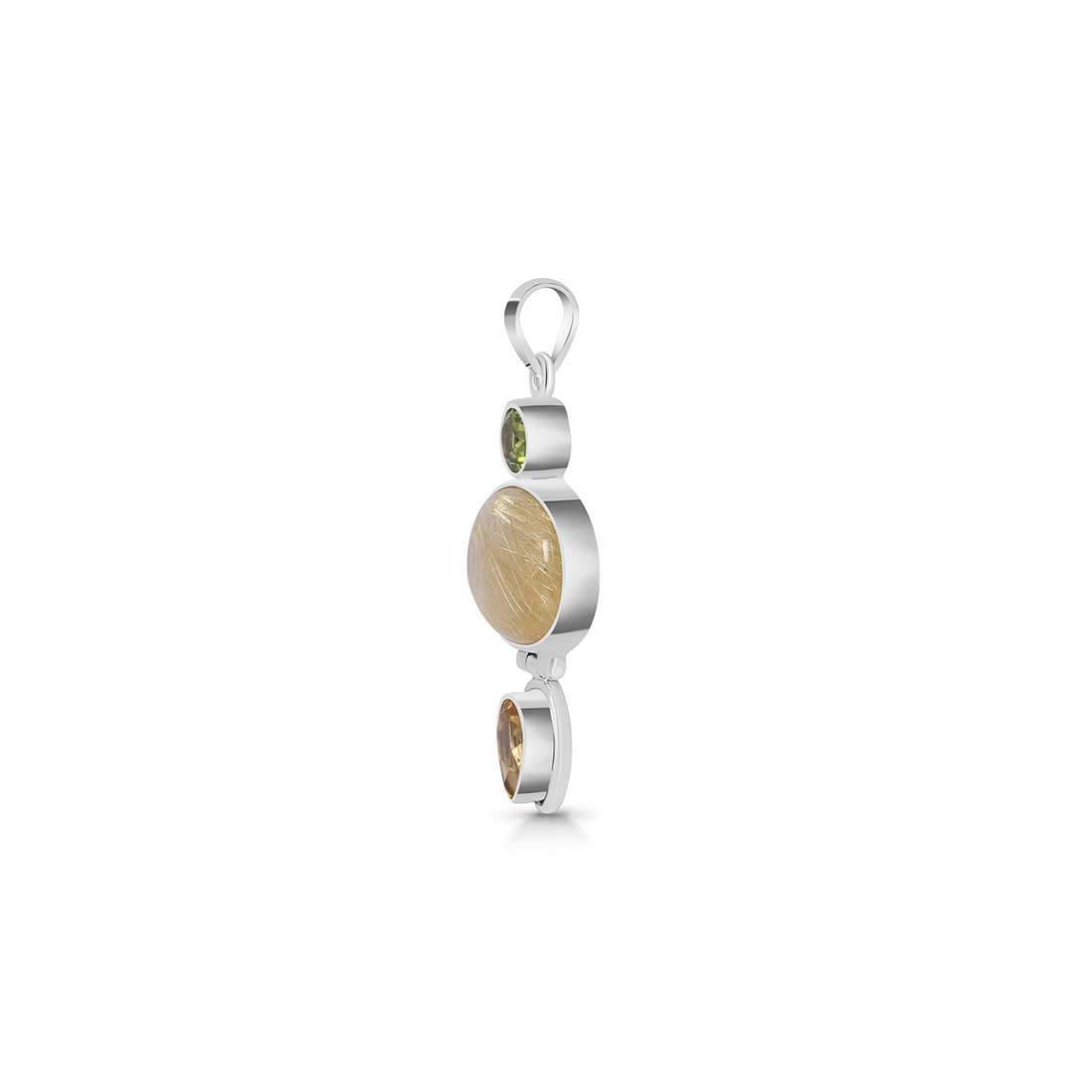 Golden Rutile Pendant-(GDR-P-28.)