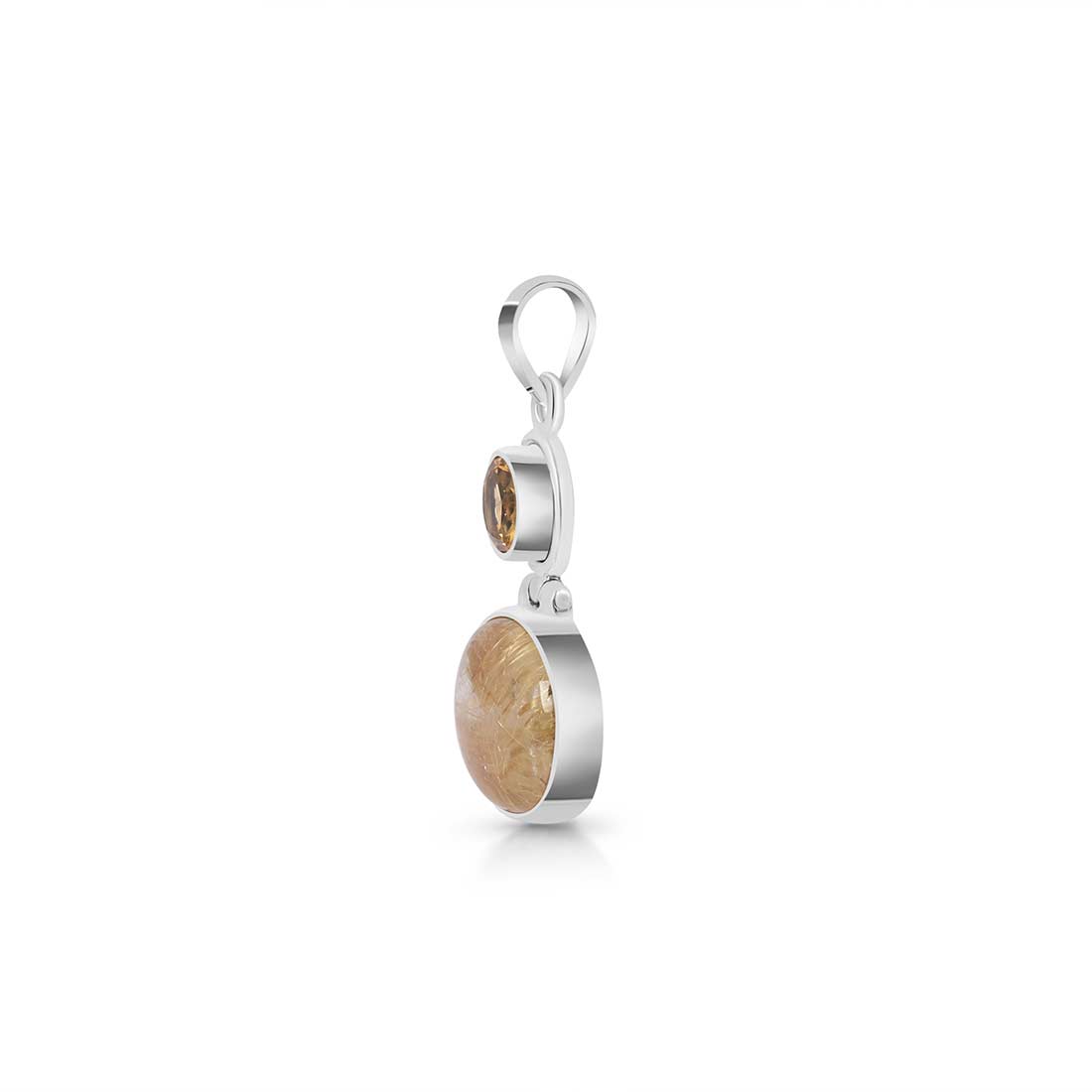 Golden Rutile Pendant-(GDR-P-39.)