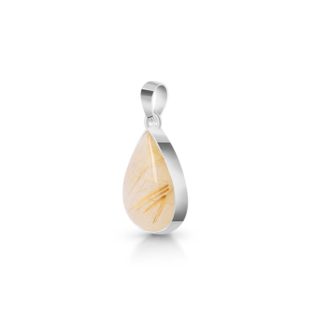 Golden Rutile Pendant-(GDR-P-8.)