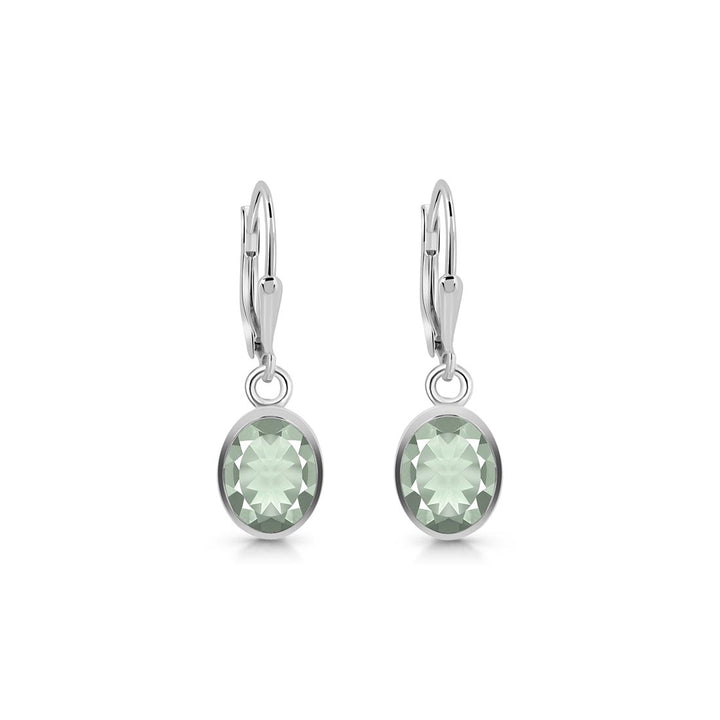 Green Amethyst Earring
