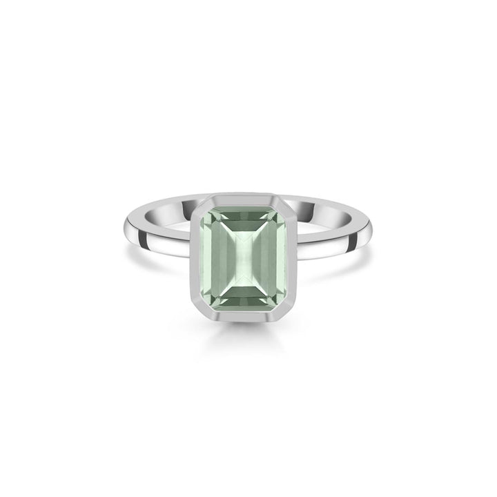 Green Amethyst Ring