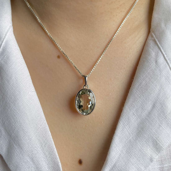 Green Amethyst Pendant