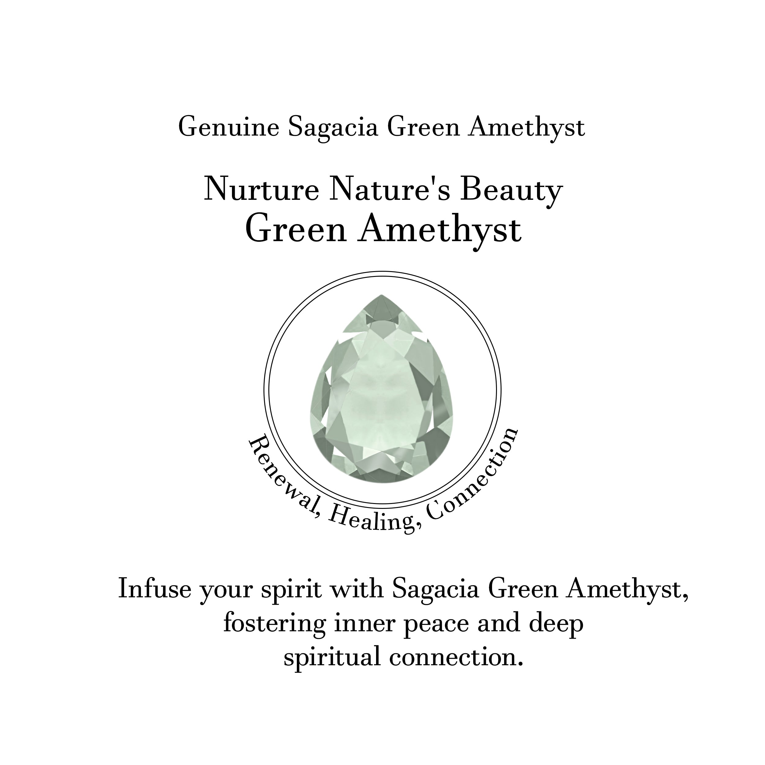 Green Amethyst Pendant-(GRA-SP-470.)