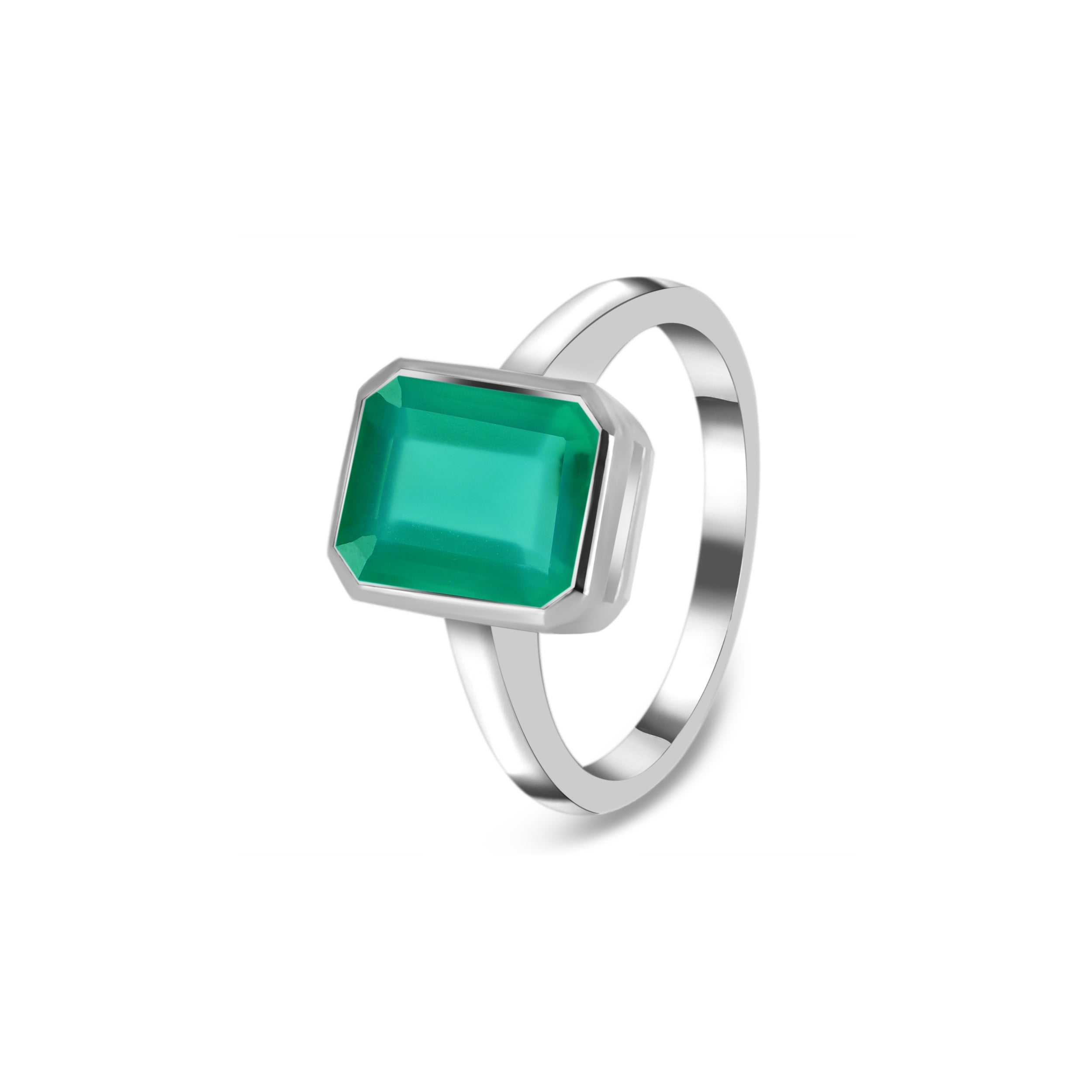 Green Onyx Ring-(GRO-SR-1926.)