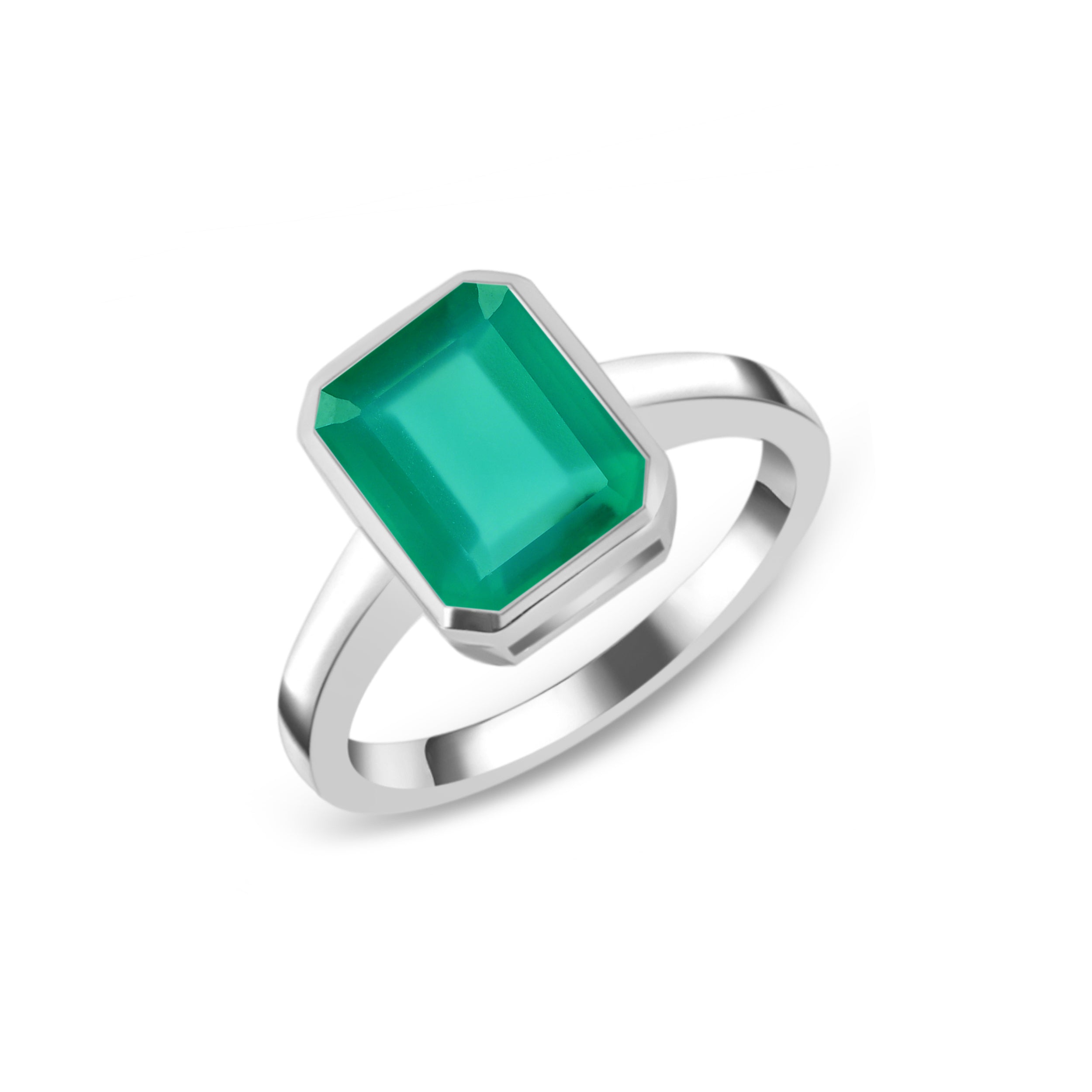 Green Onyx Ring-(GRO-SR-1926.)