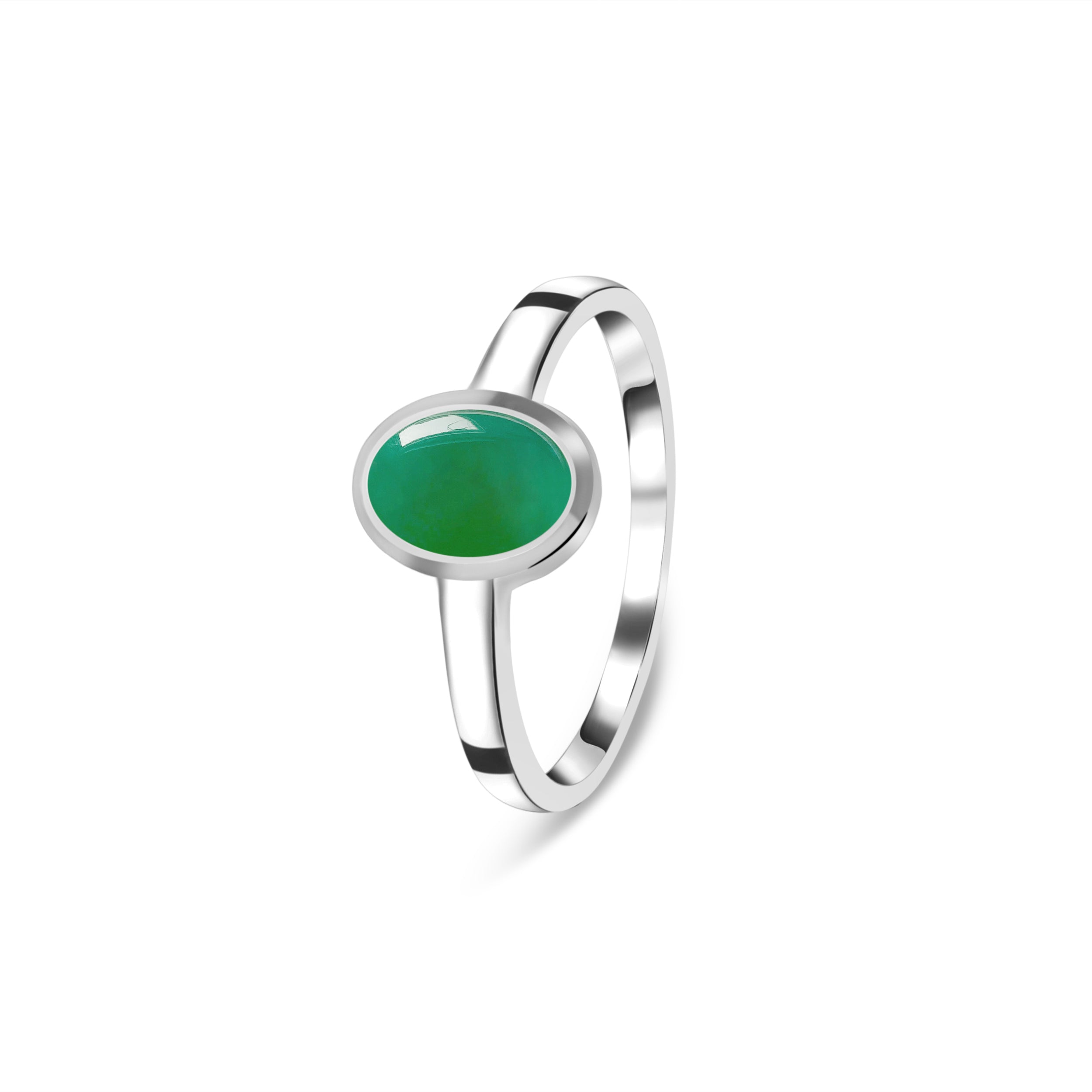 Green Onyx Ring-(GRO-SR-2513.)