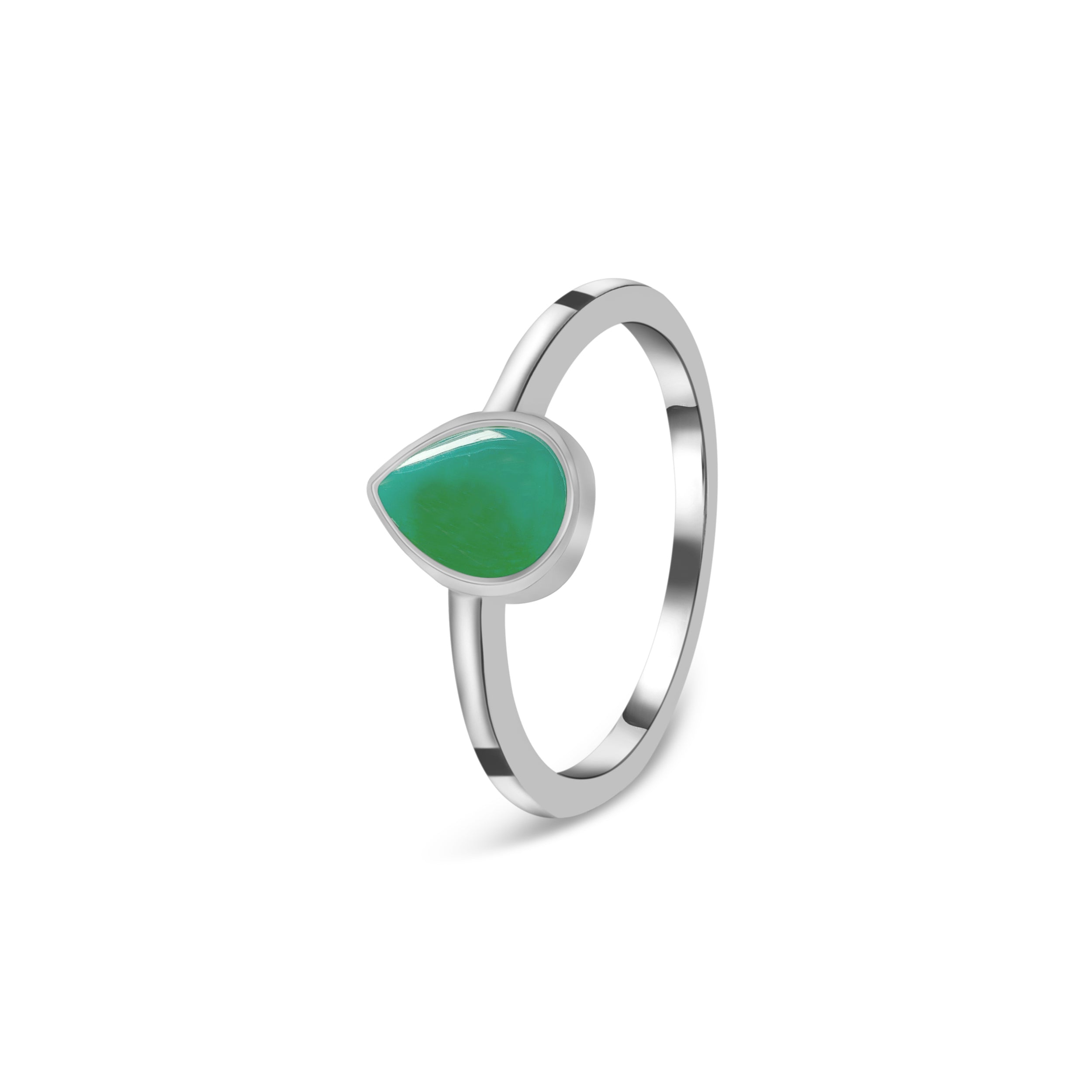 Green Onyx Ring-(GRO-SR-2838.)