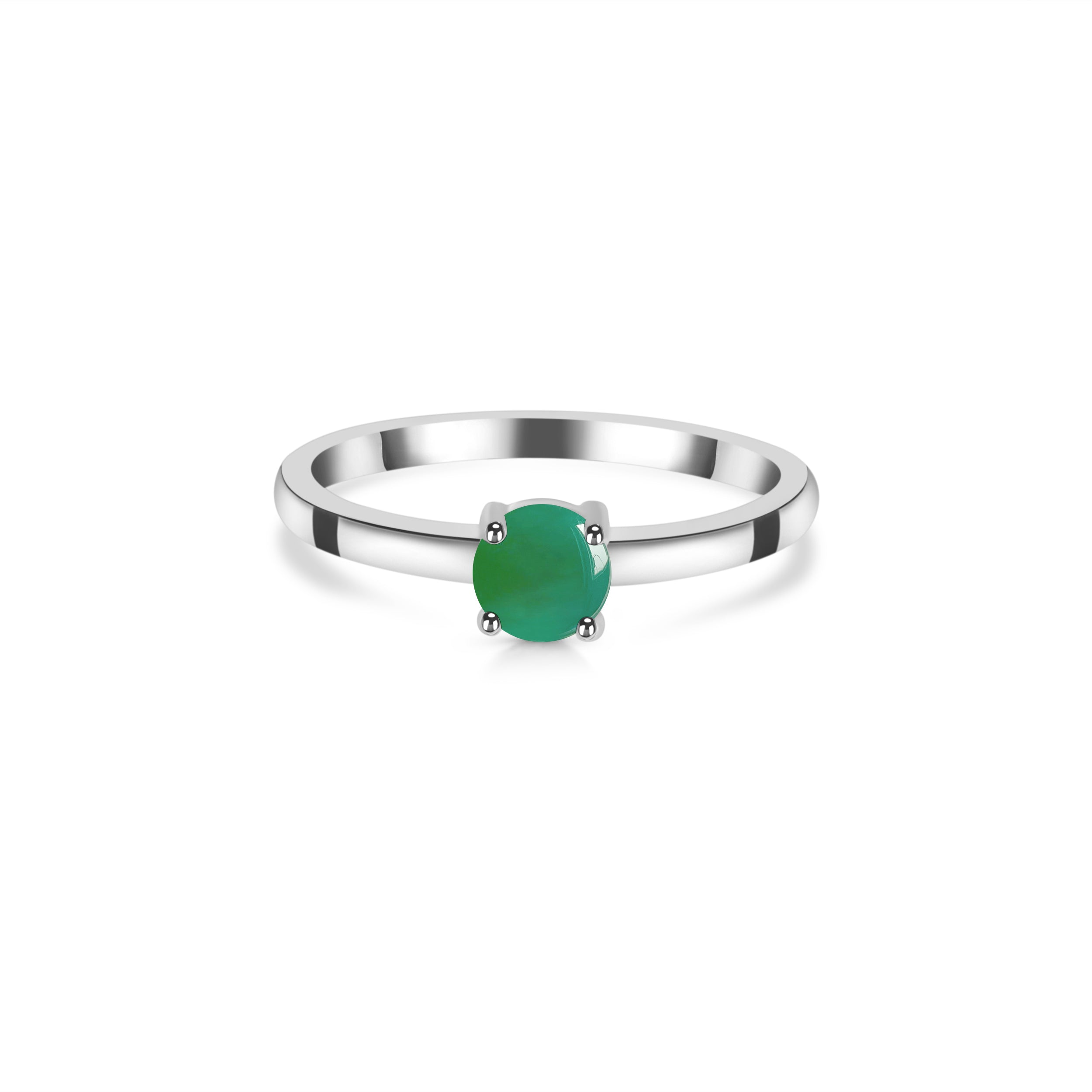 Green Onyx Ring-(GRO-SR-3030.)