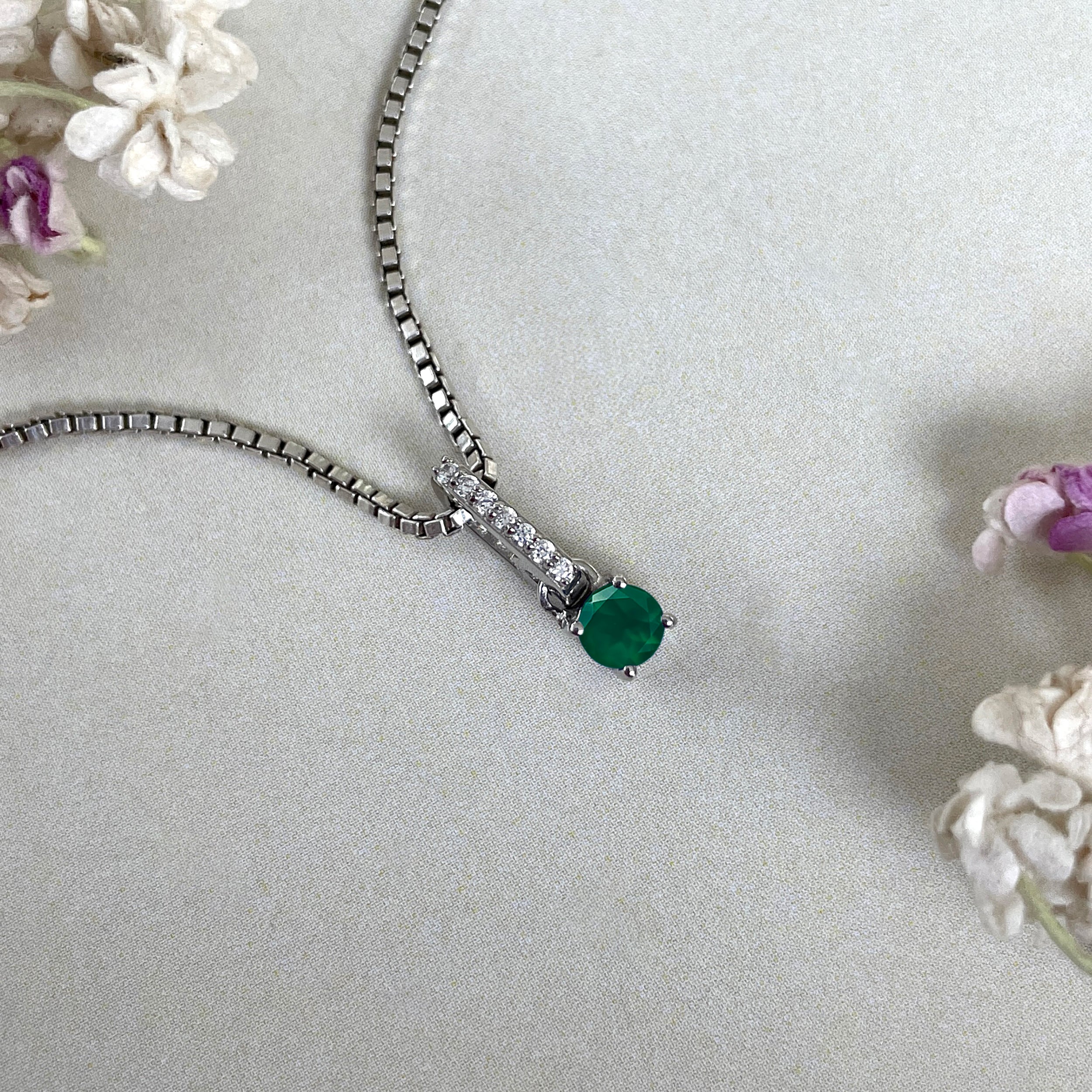 Green Onyx Pendant-(GRO-SP-1166.)