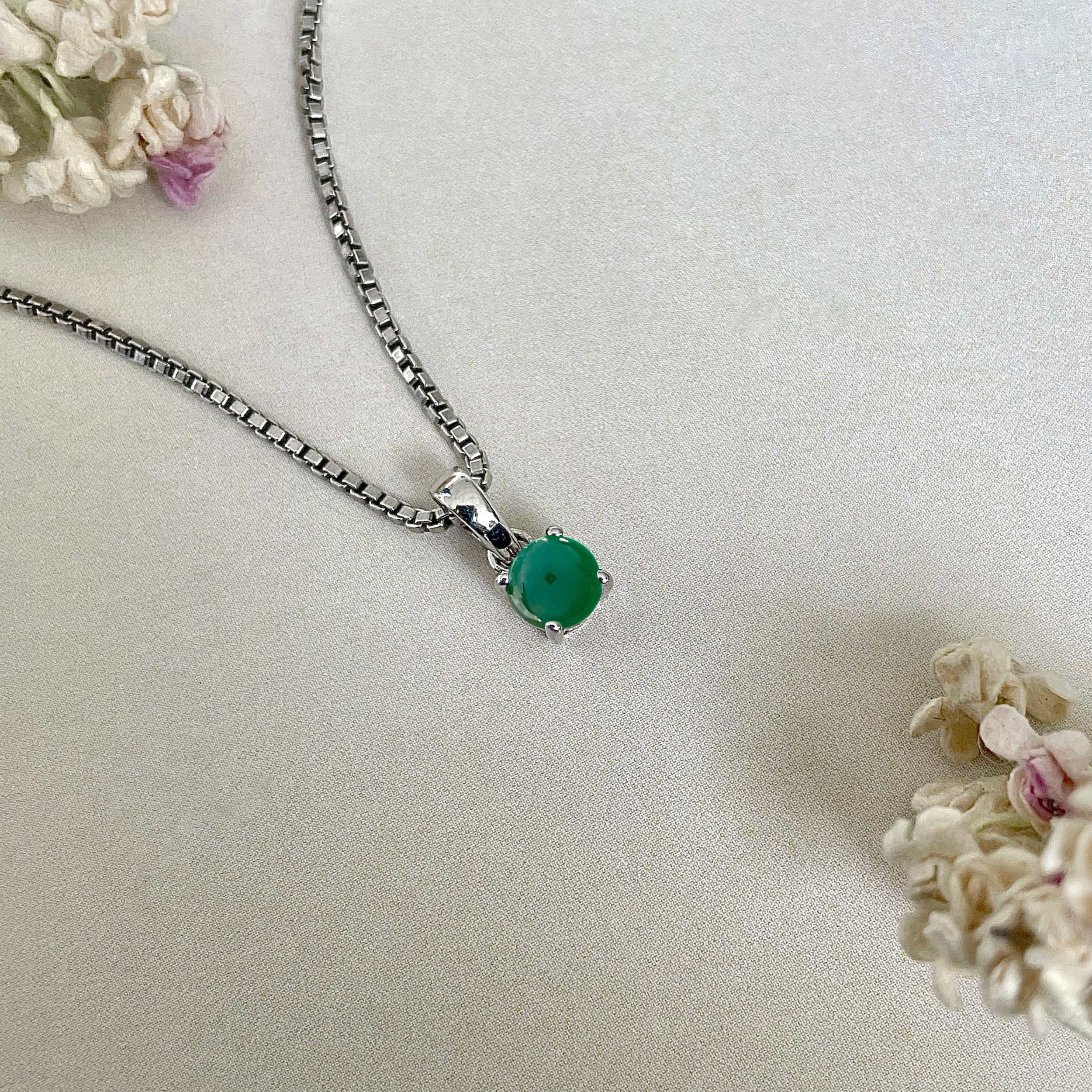 Green Onyx Pendant-(GRO-SP-1168.)