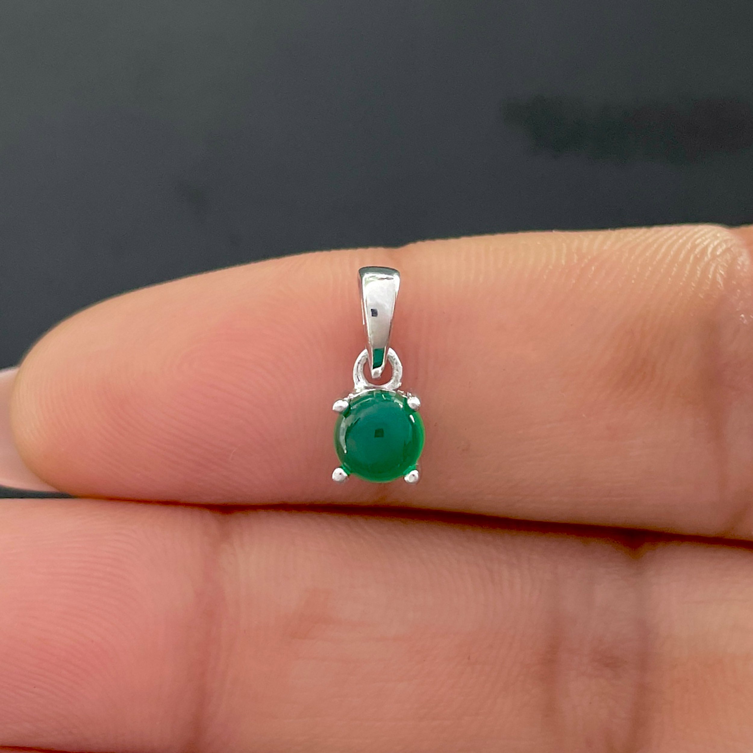 Green Onyx Pendant-(GRO-SP-1168.)
