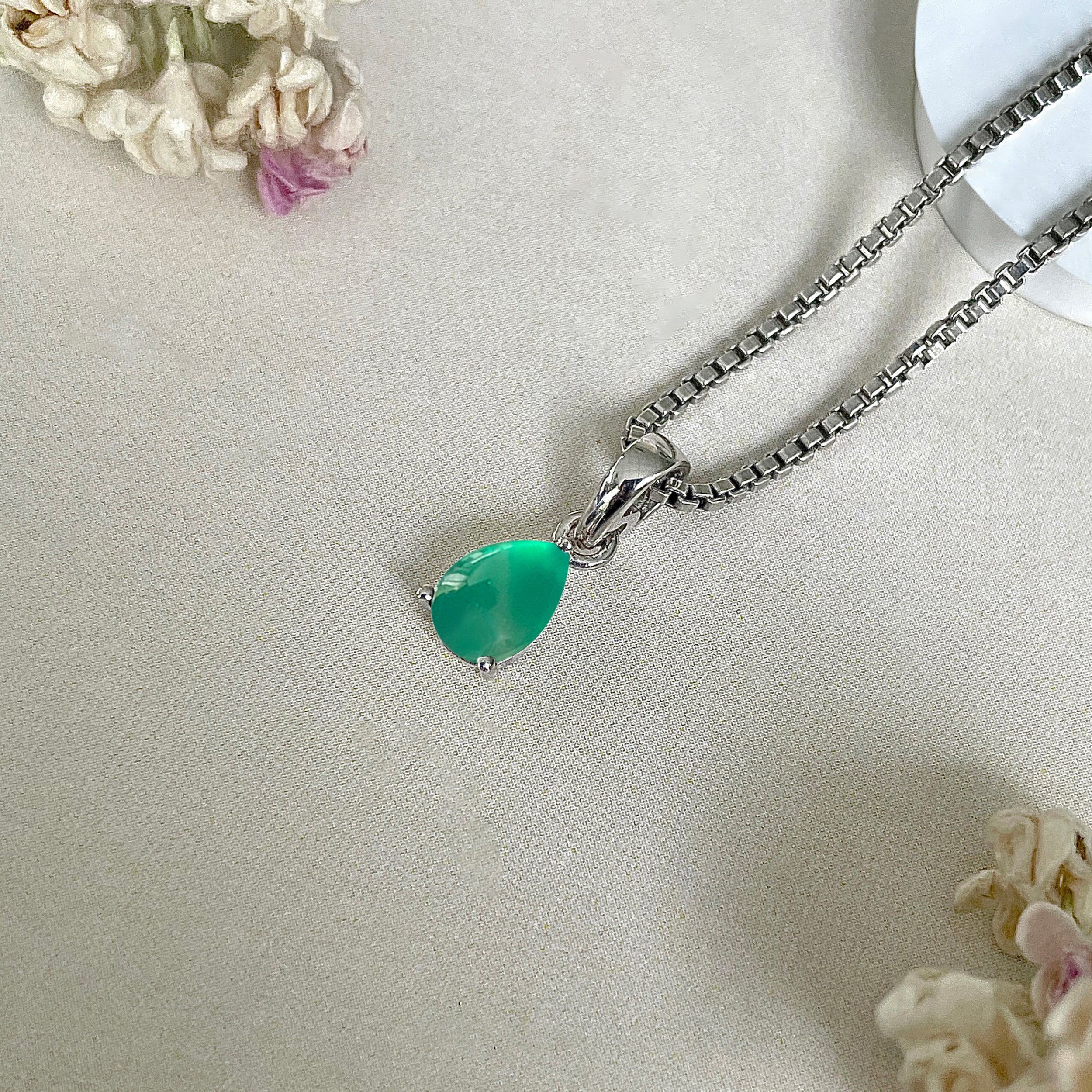 Green Onyx Pendant-(GRO-SP-1169.)