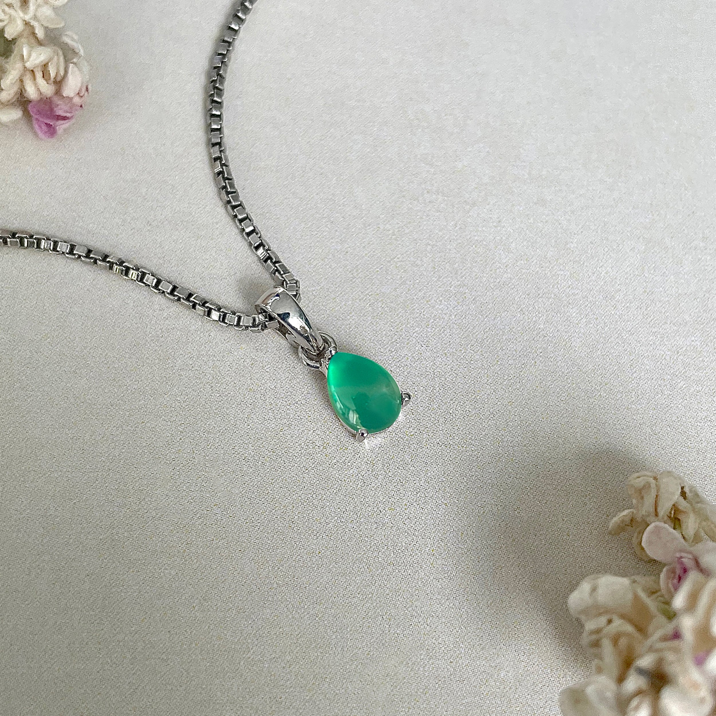 Green Onyx Pendant-(GRO-SP-1169.)
