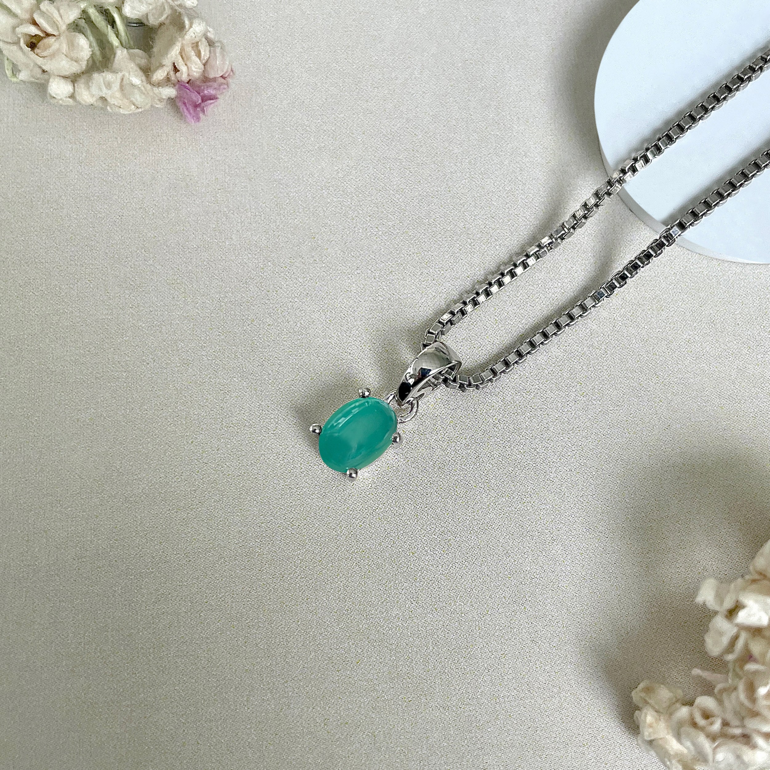 Green Onyx Pendant-(GRO-SP-1170.)