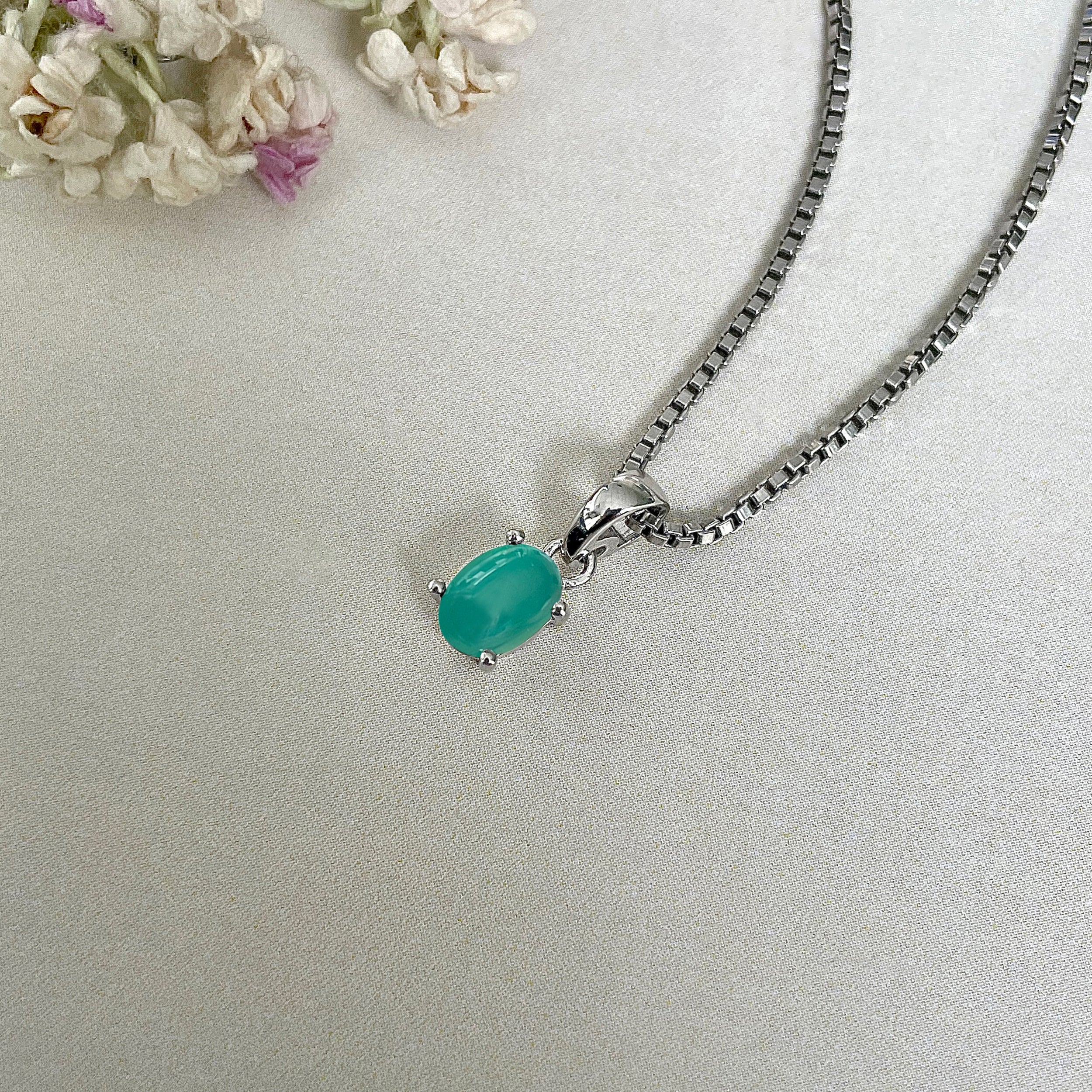 Green Onyx Pendant-(GRO-SP-1170.)
