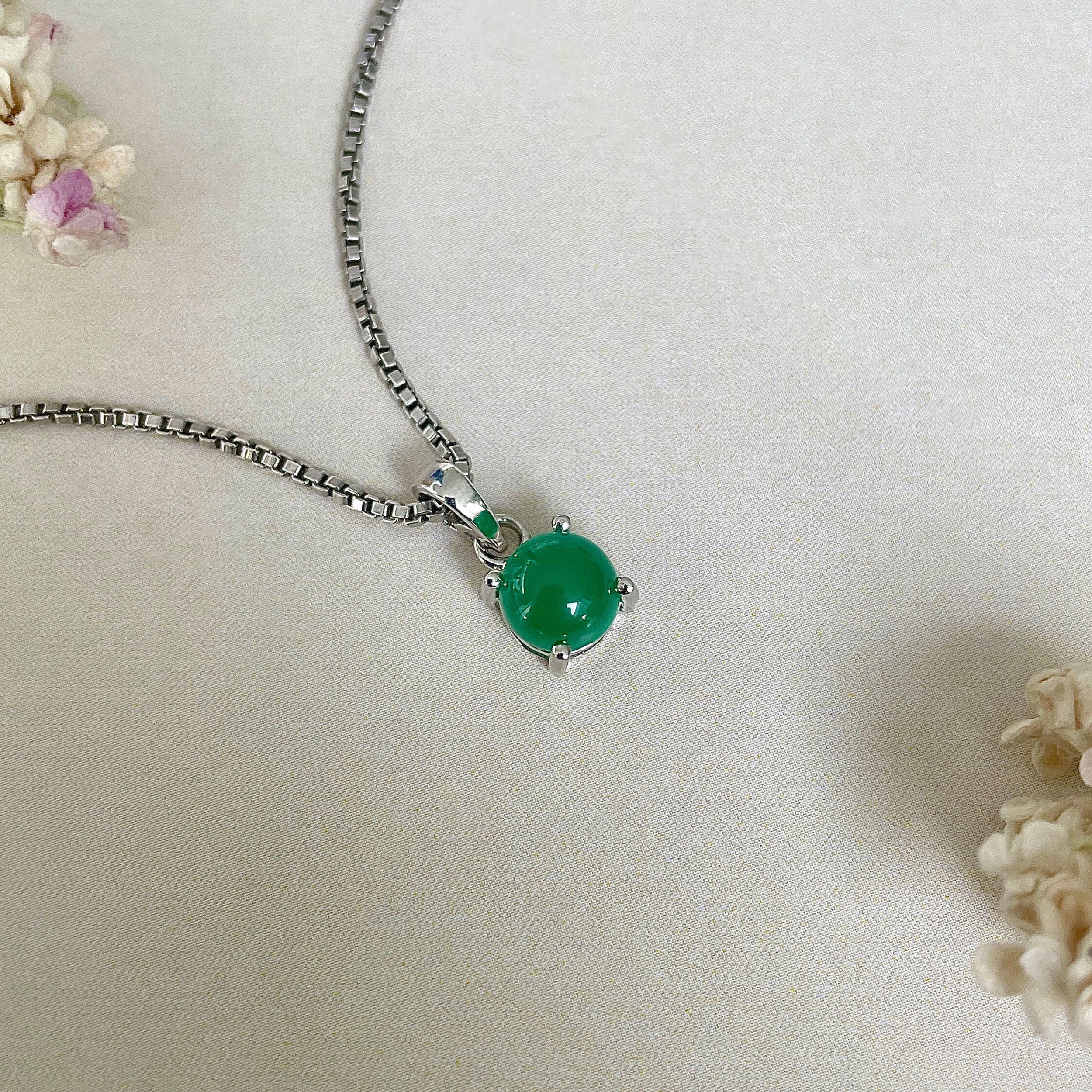 Green Onyx Pendant-(GRO-SP-929.)