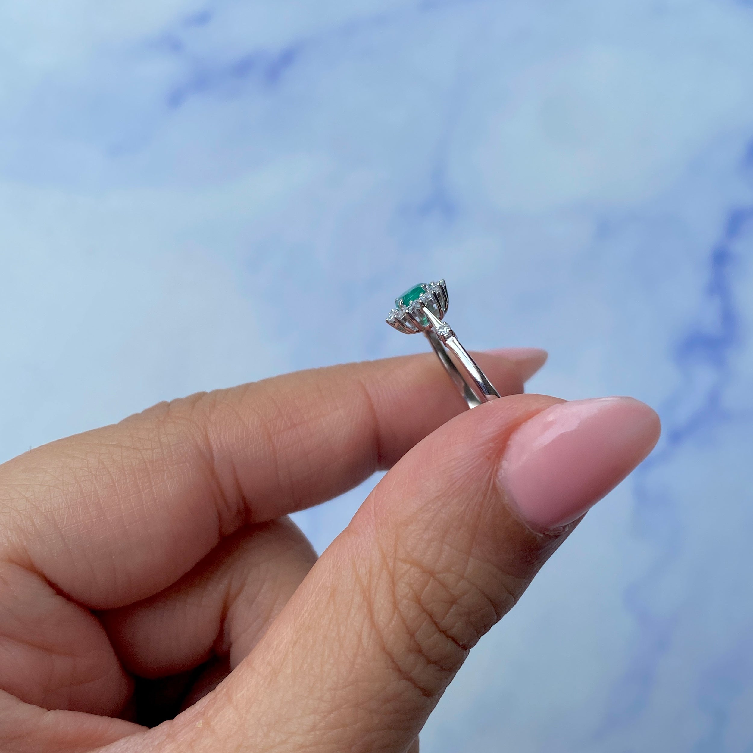 Green Onyx Ring-(GRO-SR-1937.)