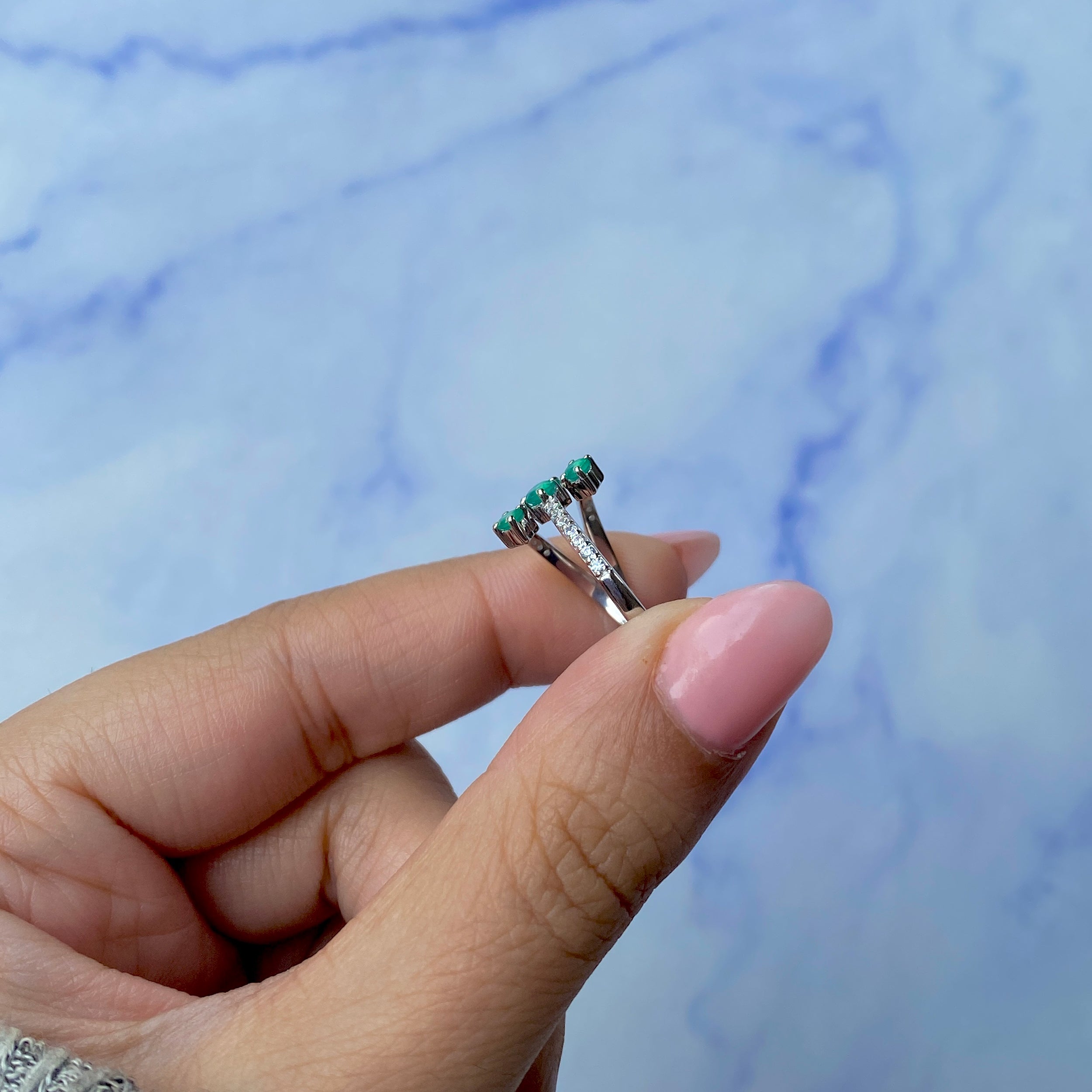 Green Onyx Ring-(GRO-SR-2520.)