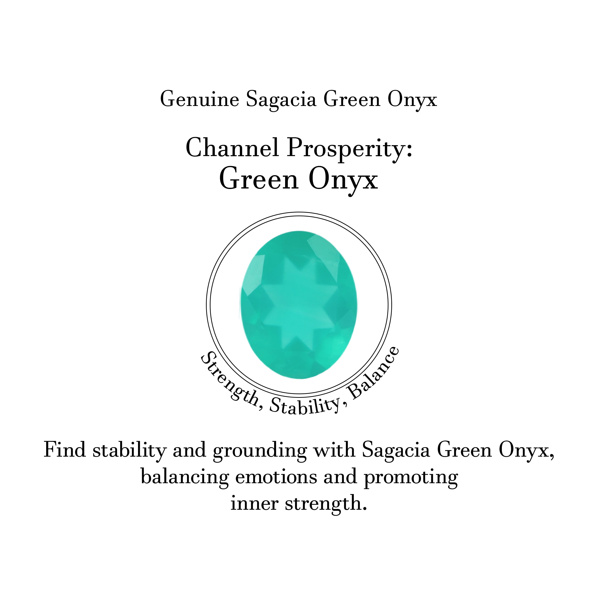 Green Onyx & White Topaz Bracelet-(GRO-SB-138.)