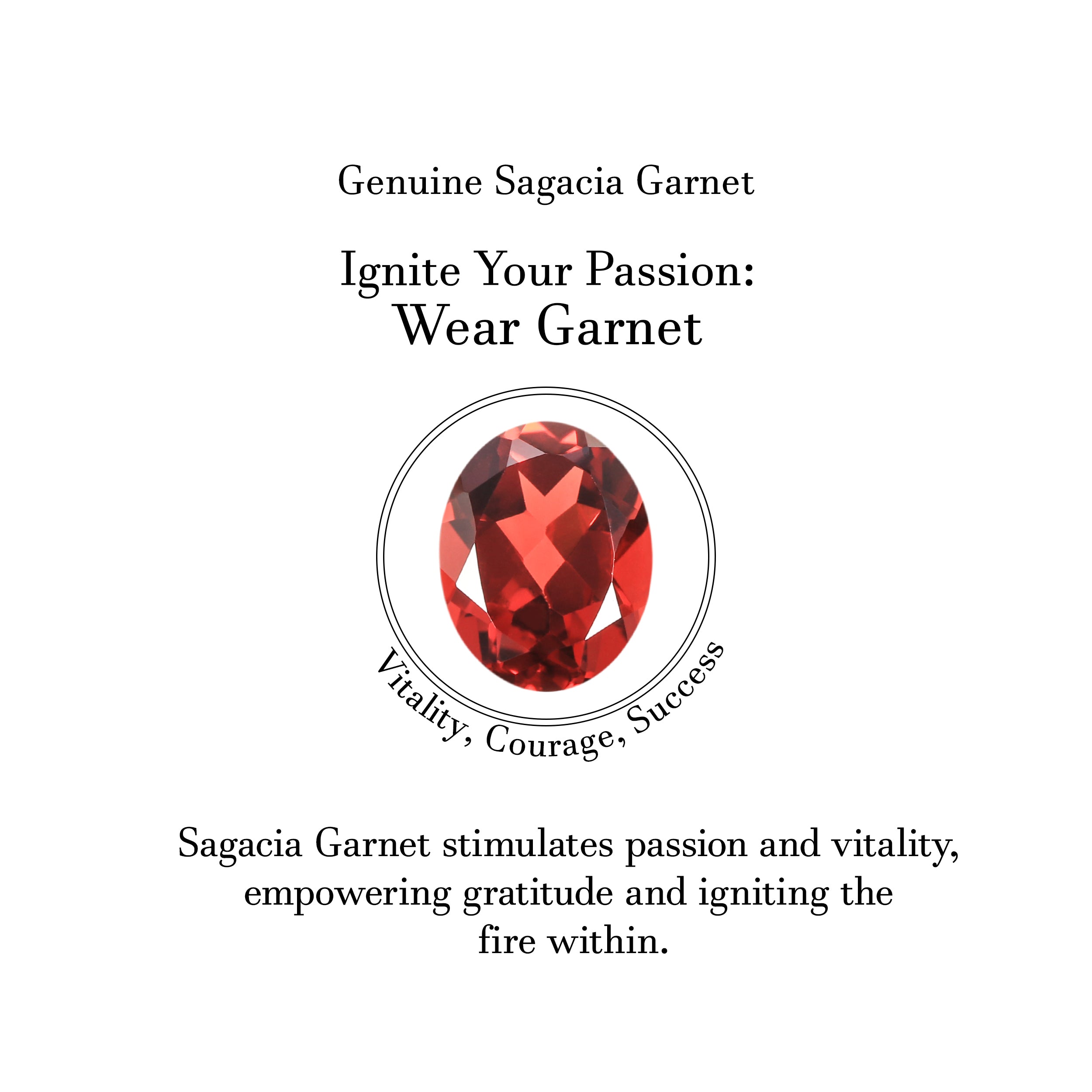 Garnet & White Topaz Bracelet-(GAR-SB-108.)