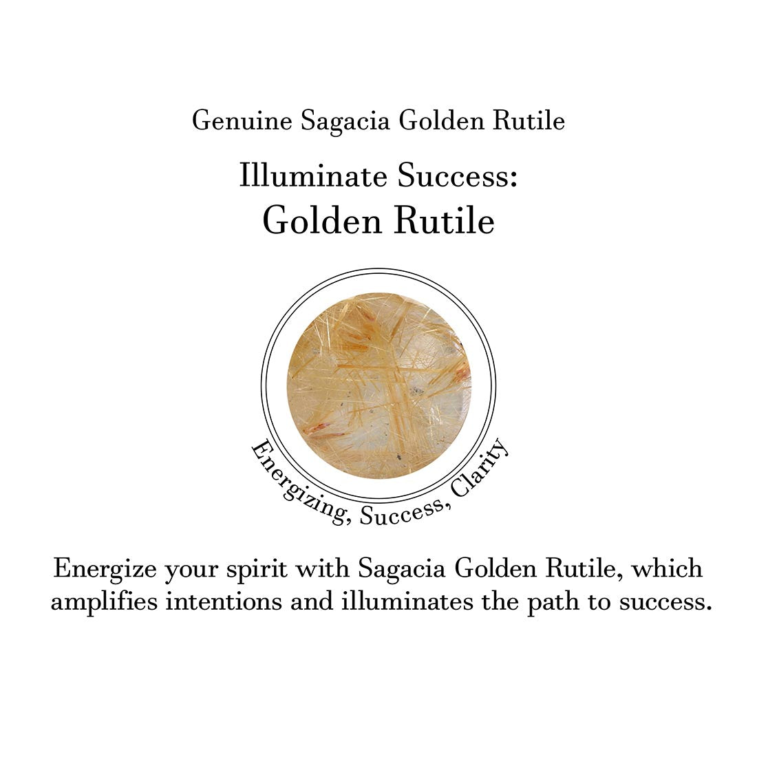 Golden Rutile Adjustable Ring-(GDR-R-15.)