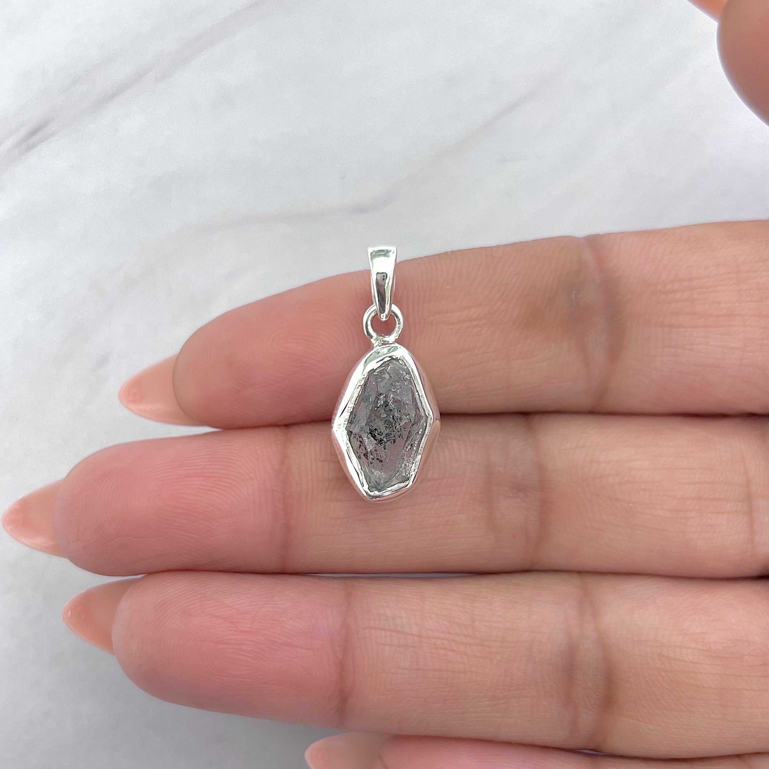 Herkimer Diamond Pendant-(HKD-P-27.)