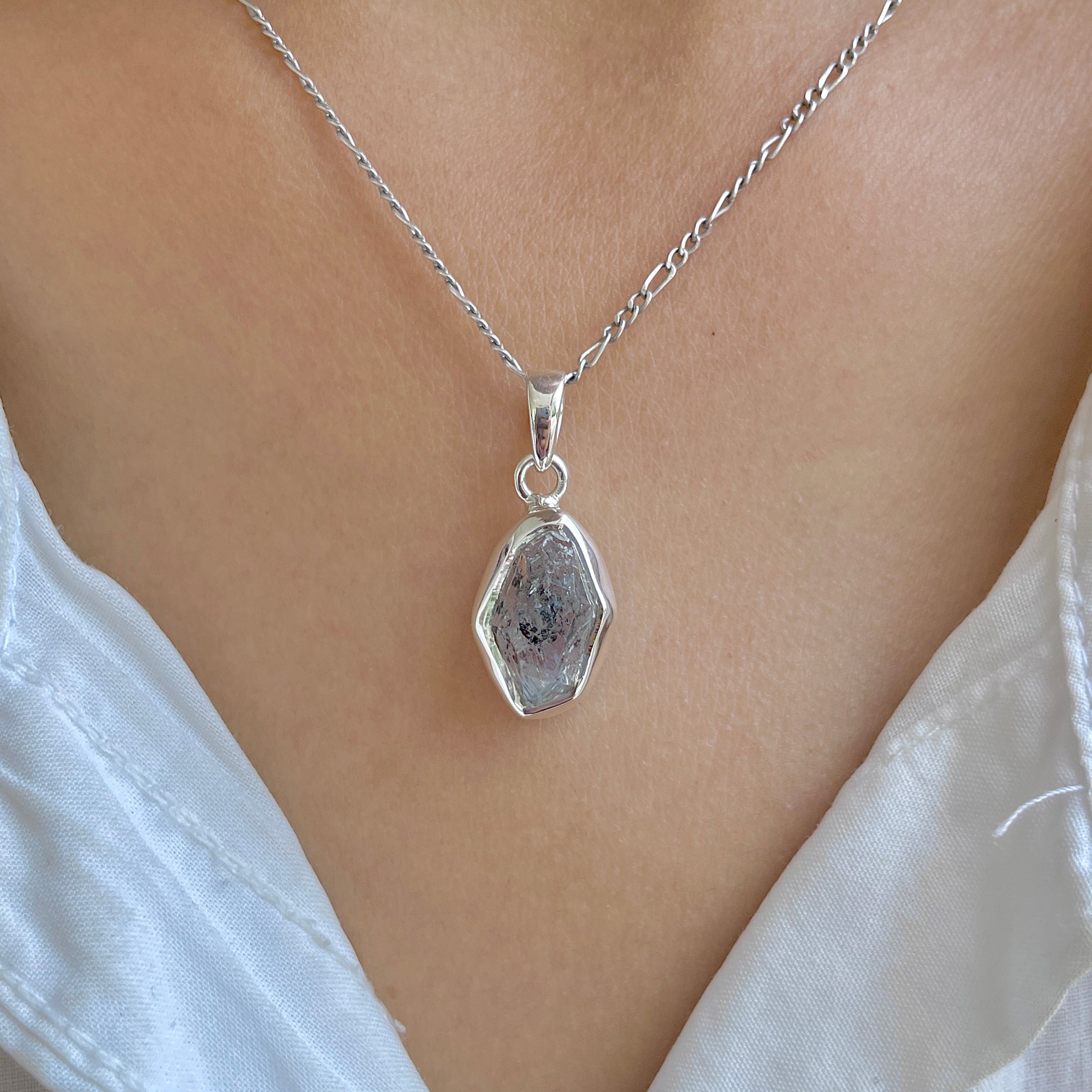 Herkimer Diamond Pendant-(HKD-P-27.)