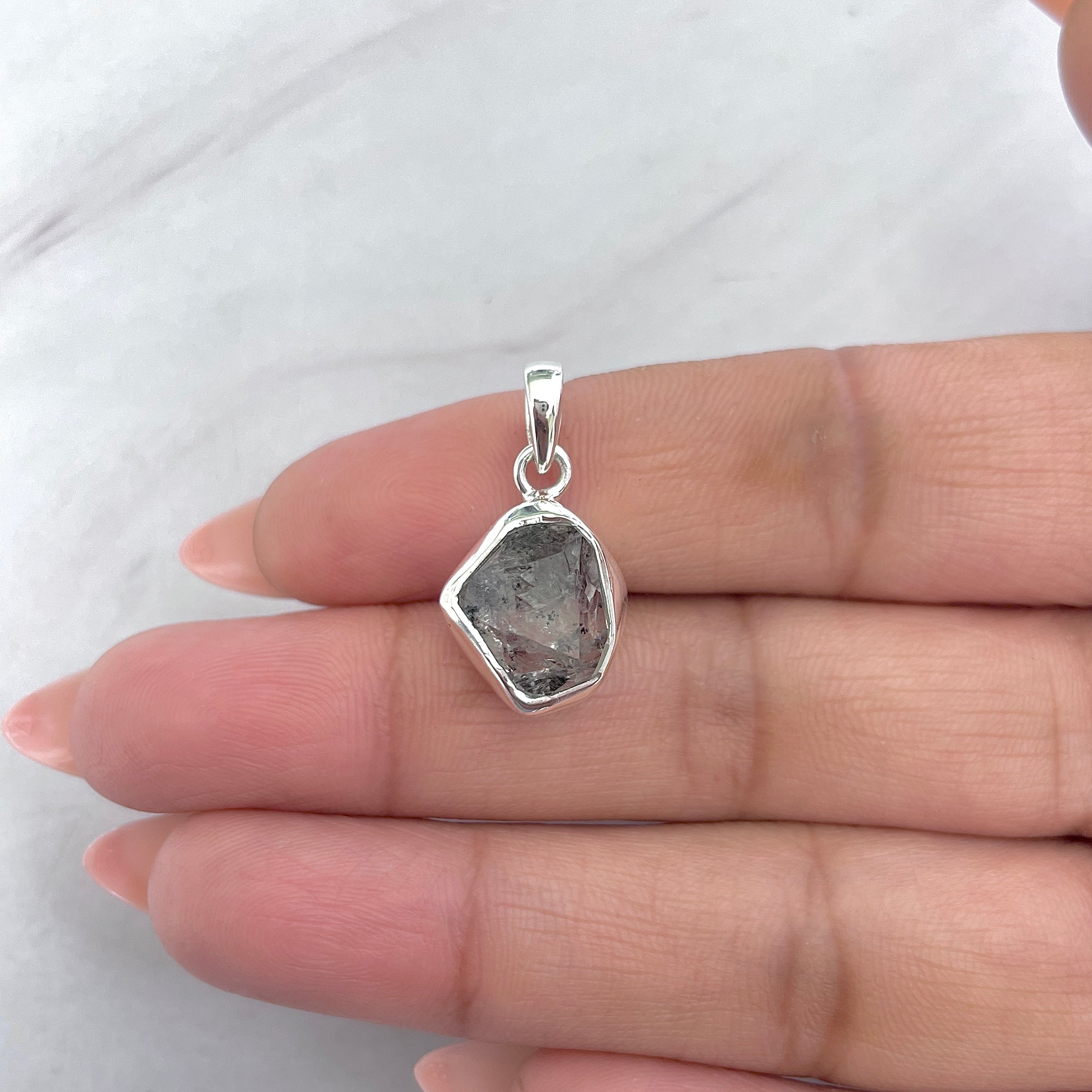 Herkimer Diamond Pendant-(HKD-P-28.)
