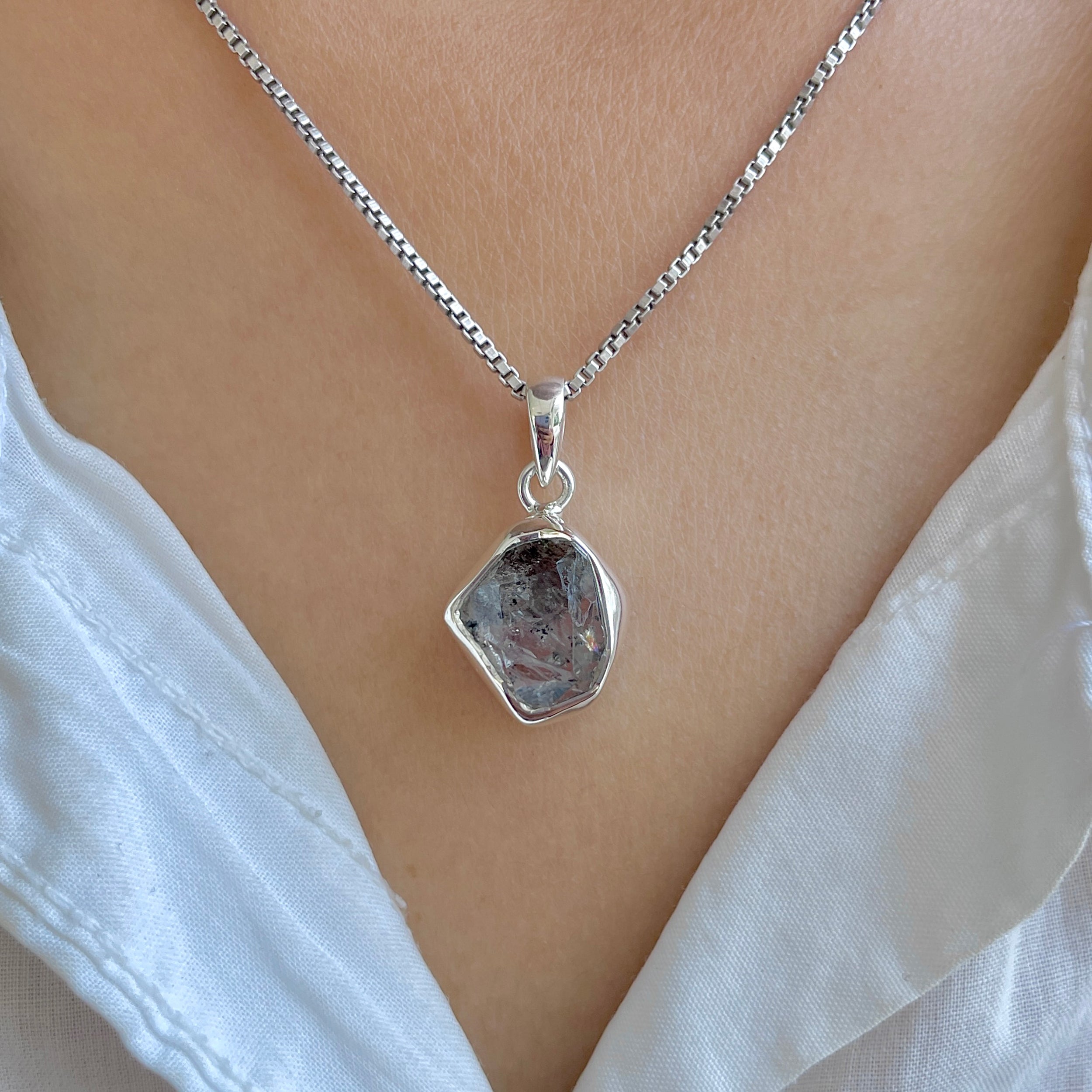 Herkimer Diamond Pendant-(HKD-P-28.)
