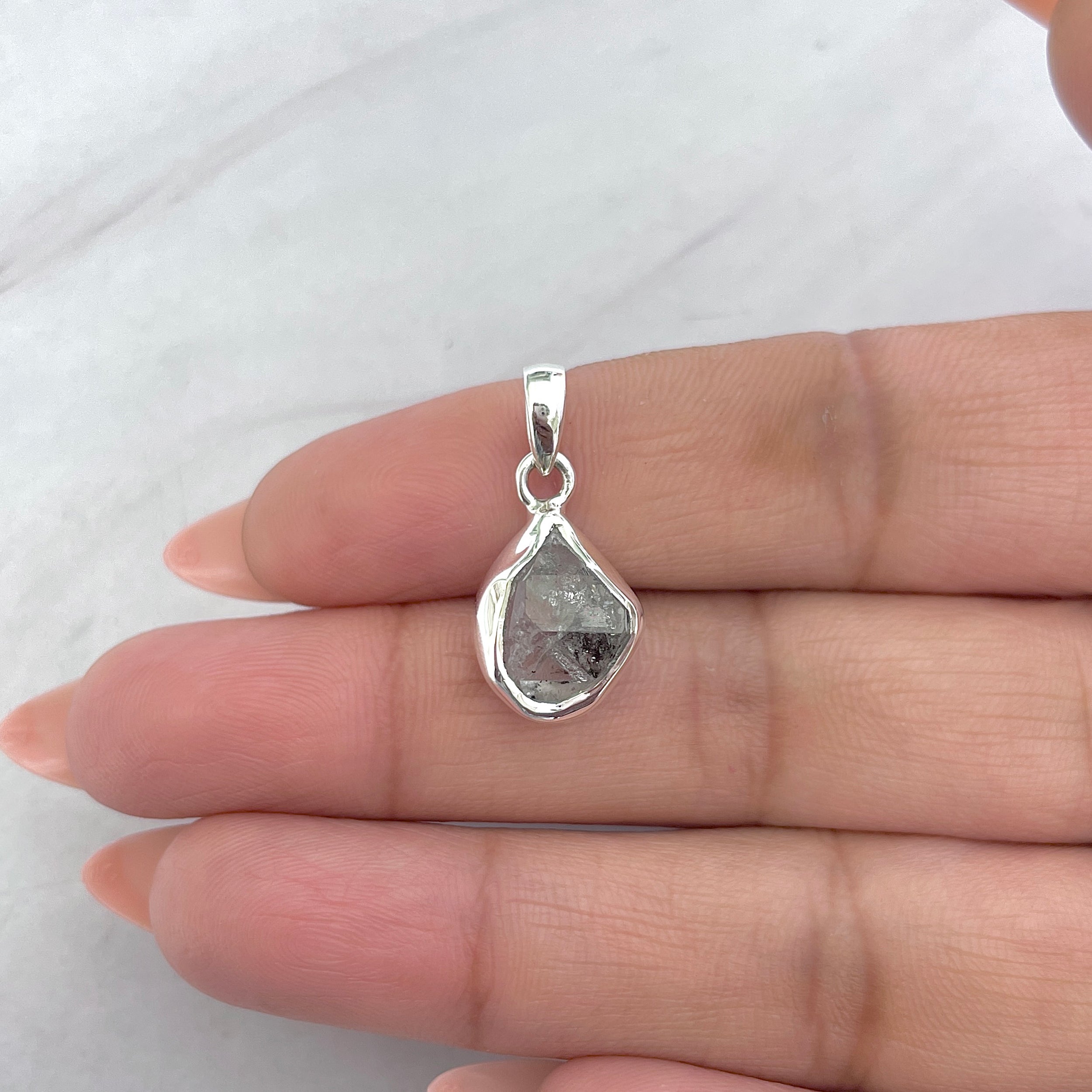 Herkimer Diamond Pendant-(HKD-P-29.)