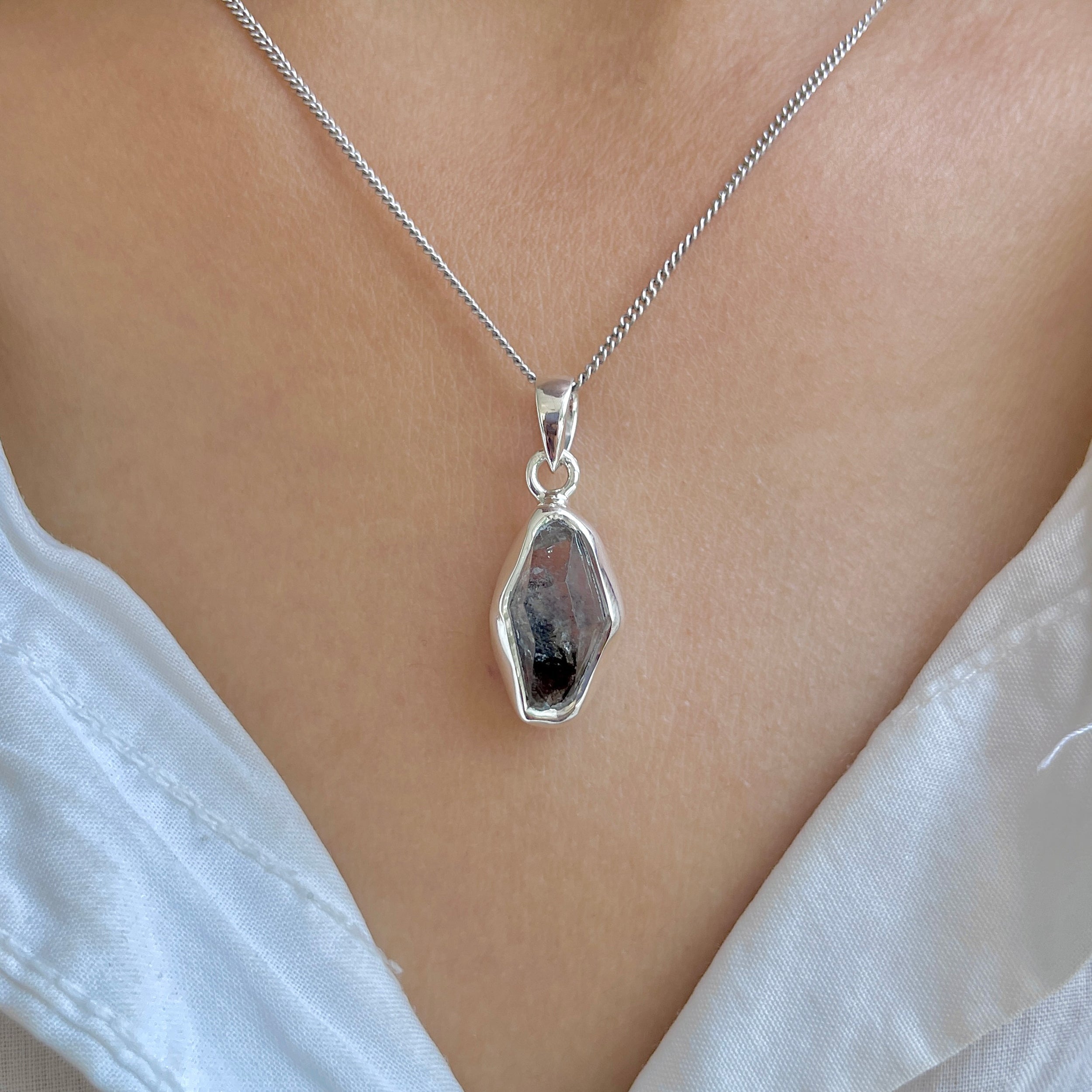 Herkimer Diamond Pendant-(HKD-P-31.)