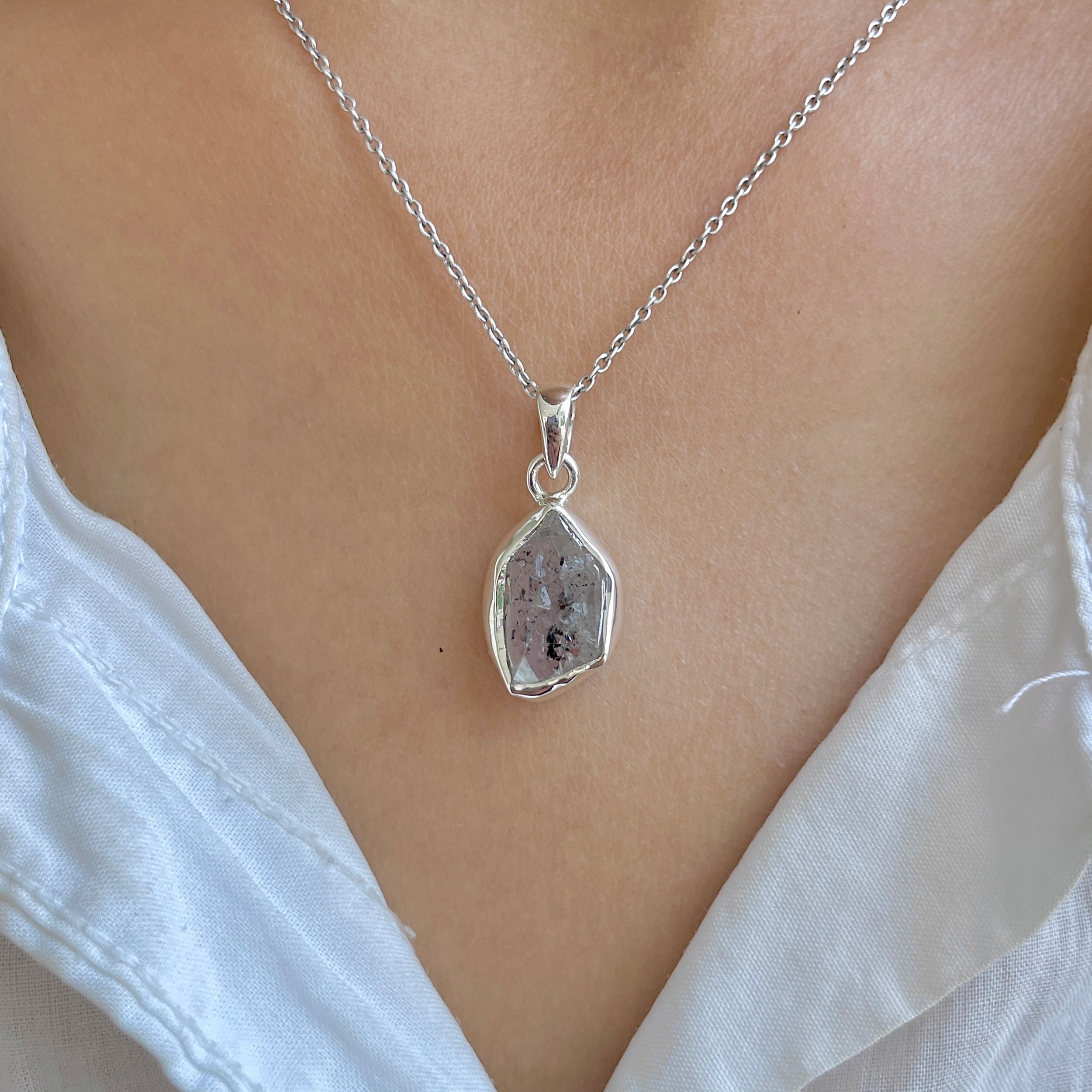 Herkimer Diamond Pendant-(HKD-P-32.)