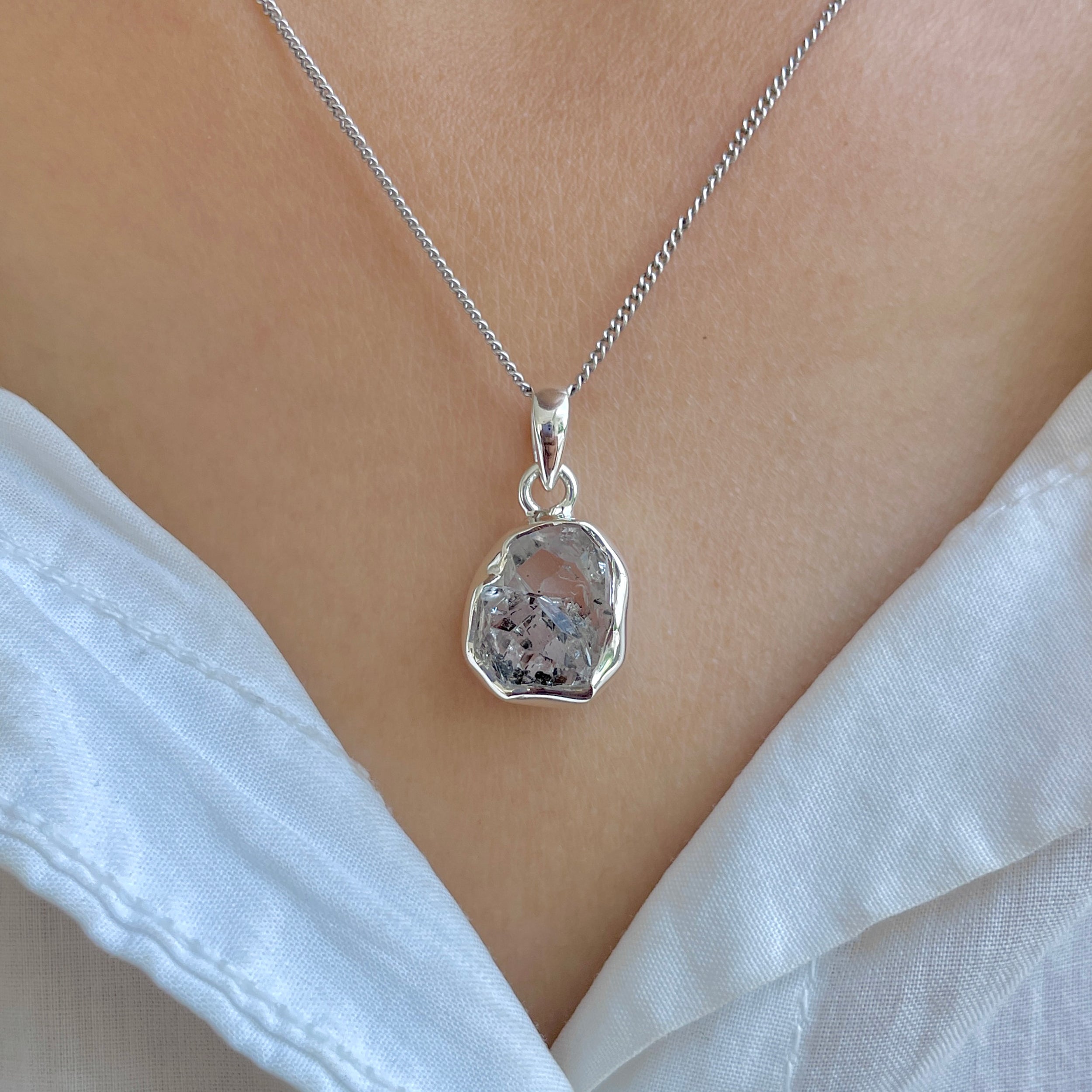 Herkimer Diamond Pendant-(HKD-P-33.)