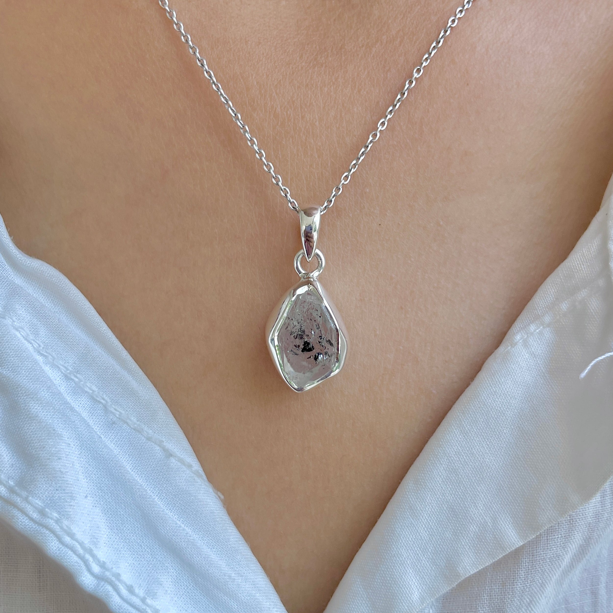 Herkimer Diamond Pendant-(HKD-P-36.)