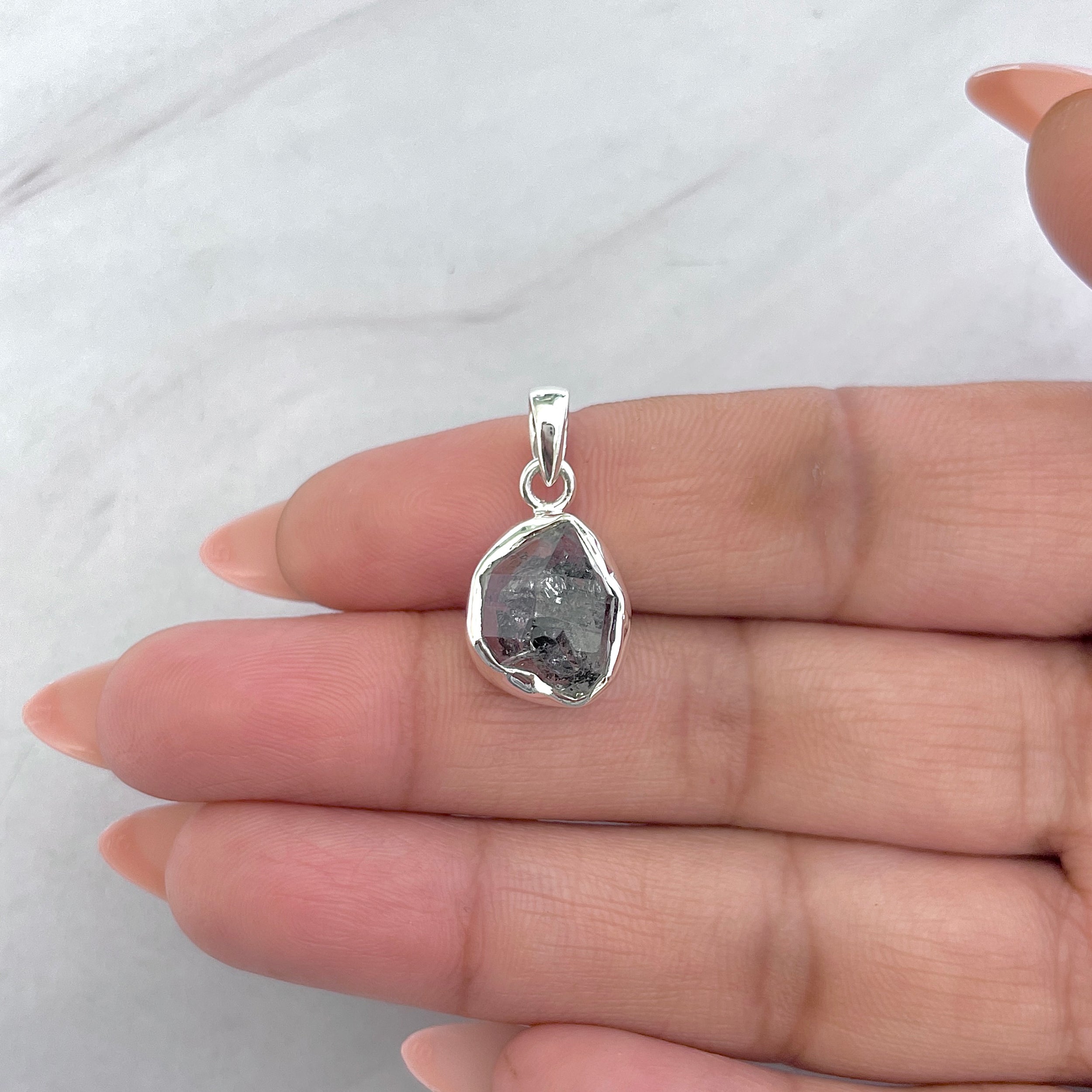 Herkimer Diamond Pendant-(HKD-P-37.)