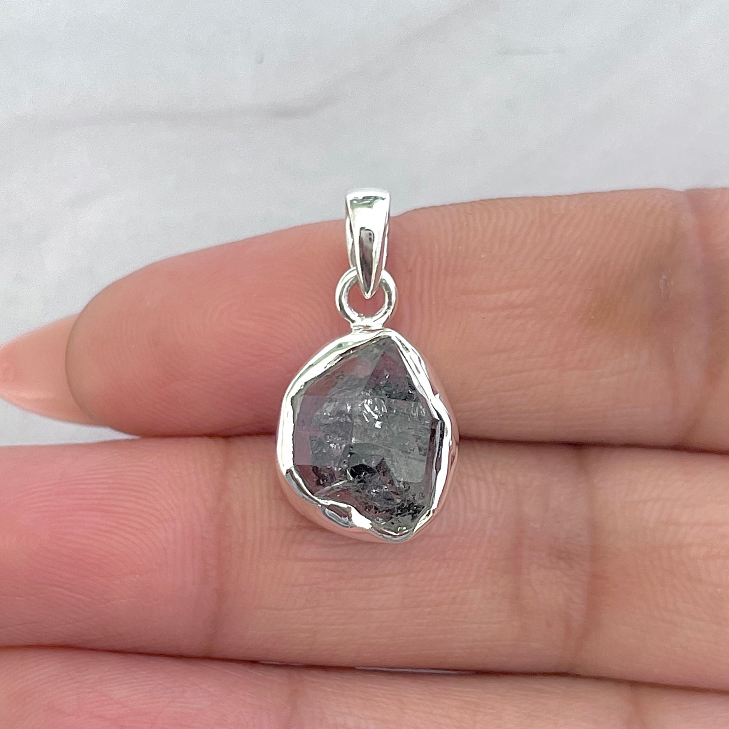 Herkimer Diamond Pendant-(HKD-P-37.)
