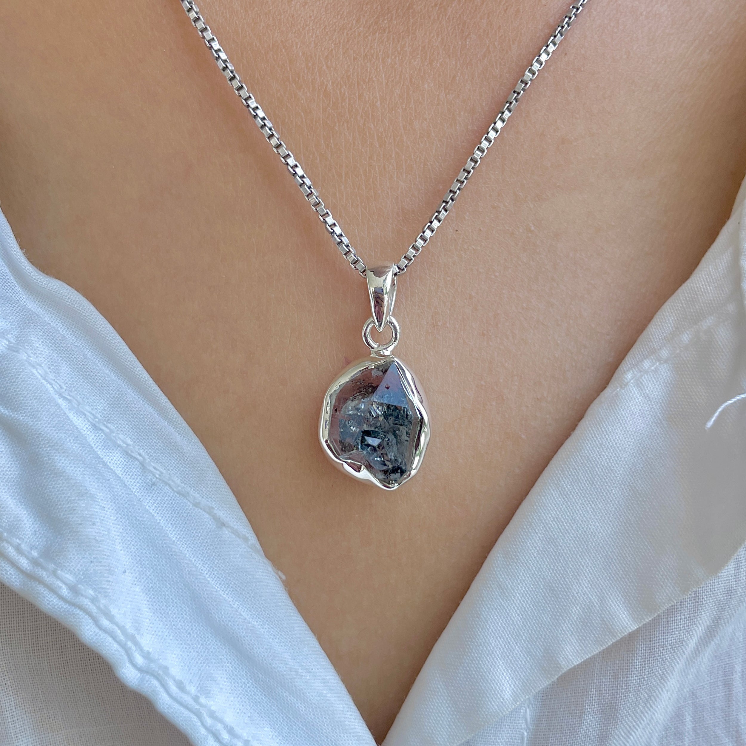 Herkimer Diamond Pendant-(HKD-P-37.)