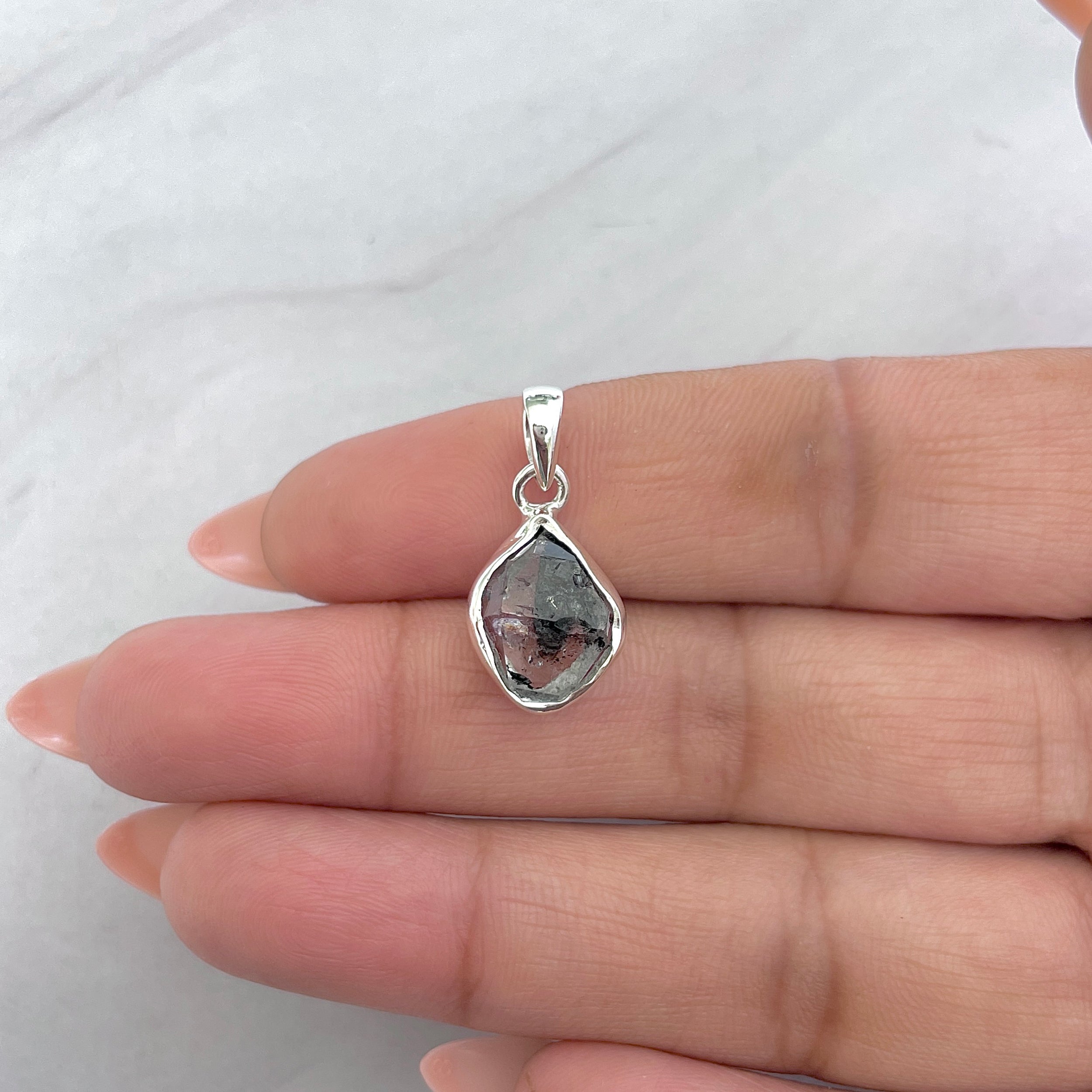 Herkimer Diamond Pendant-(HKD-P-38.)