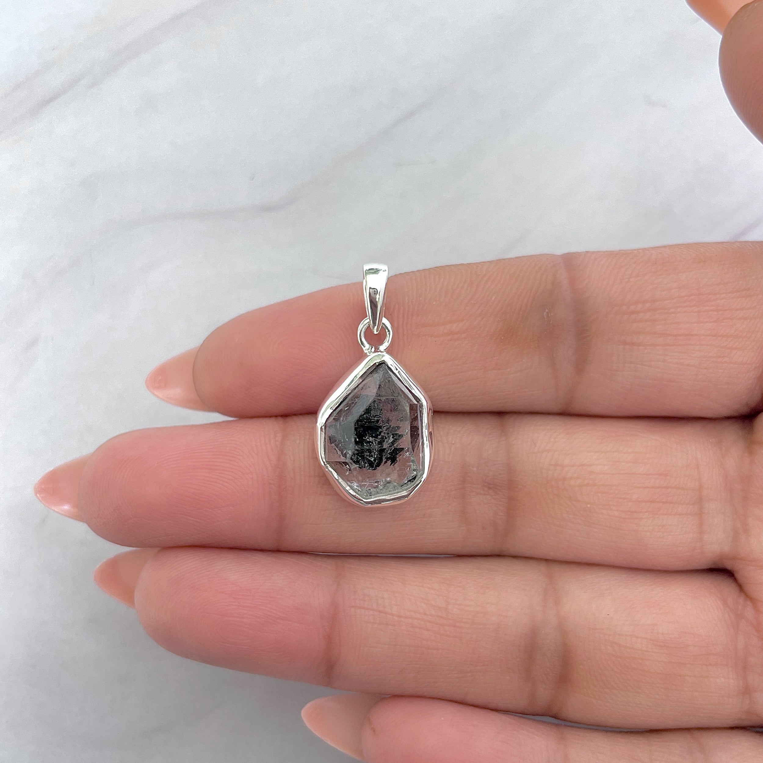 Herkimer Diamond Pendant-(HKD-P-39.)